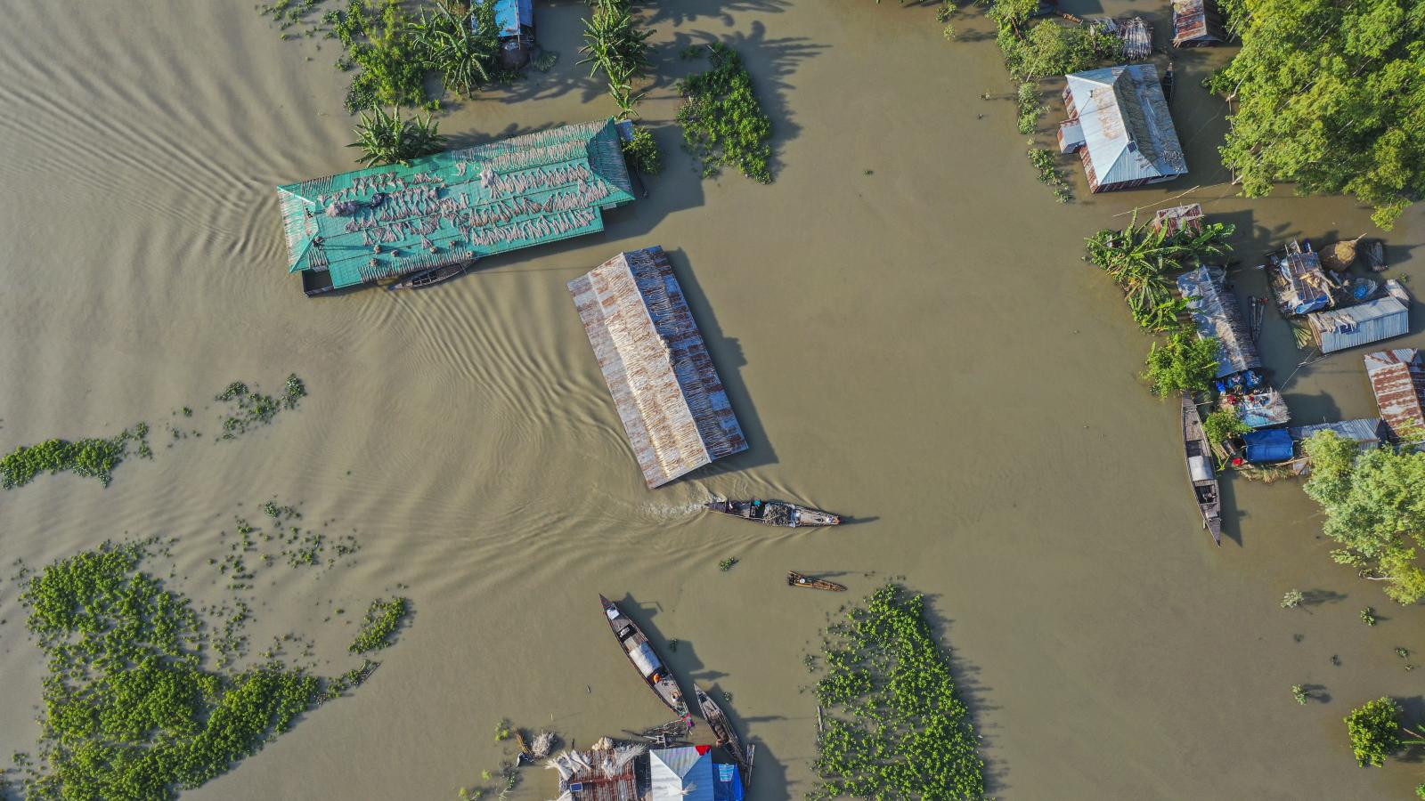 Flood in Bangladesh.