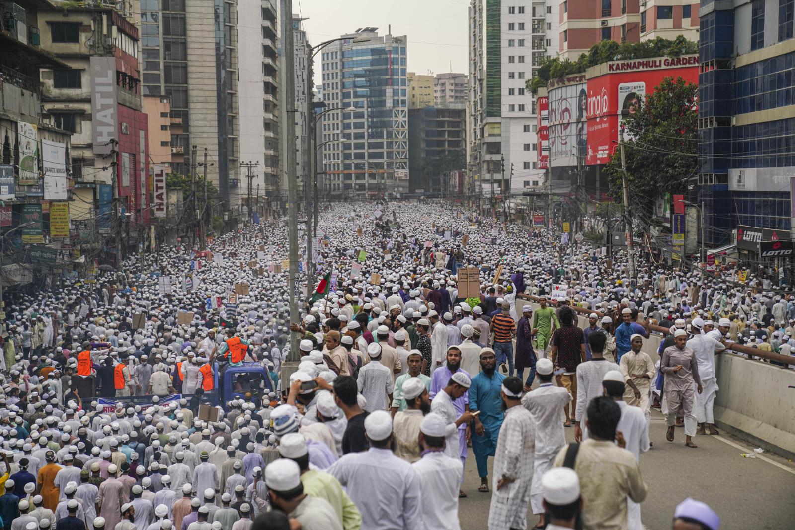 Muslims Protest Against France