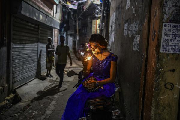 Image from Woman in a Male Body -  Sabina, a transgender woman, started smoking and waiting...
