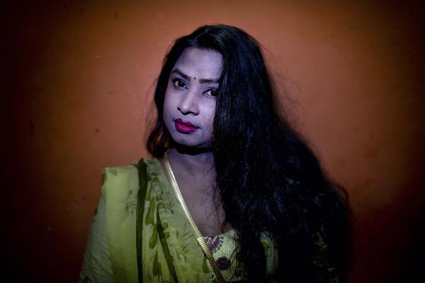 Image from Neither Man nor Woman - Alisha, a transgender woman, posed for the photographer;...