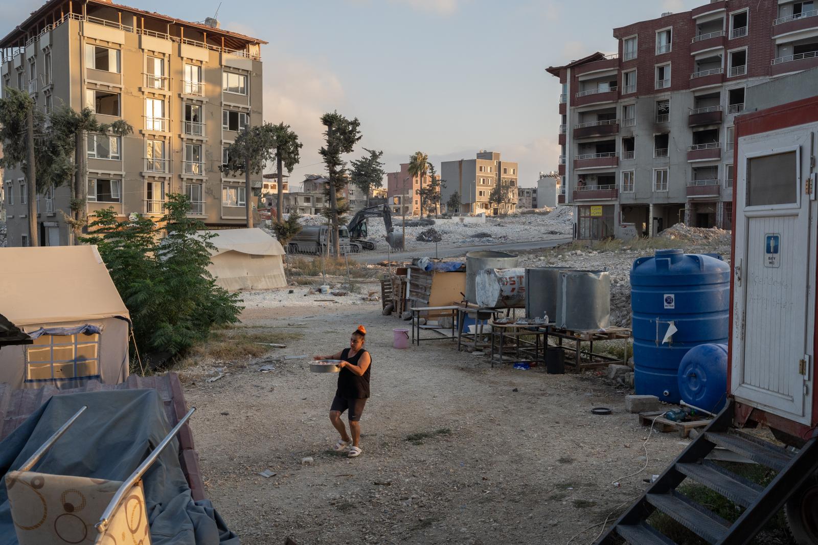 Six months after the earthquake... for the family. Antakya Turkey