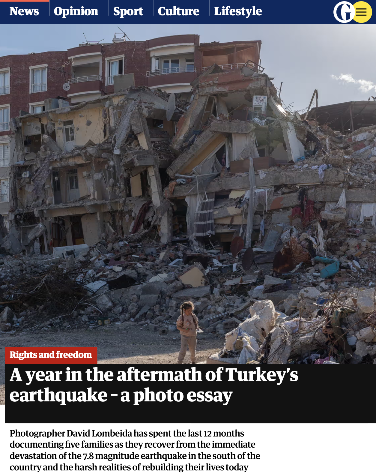 The Guardian: A year in the aftermath of Turkey’s earthquake