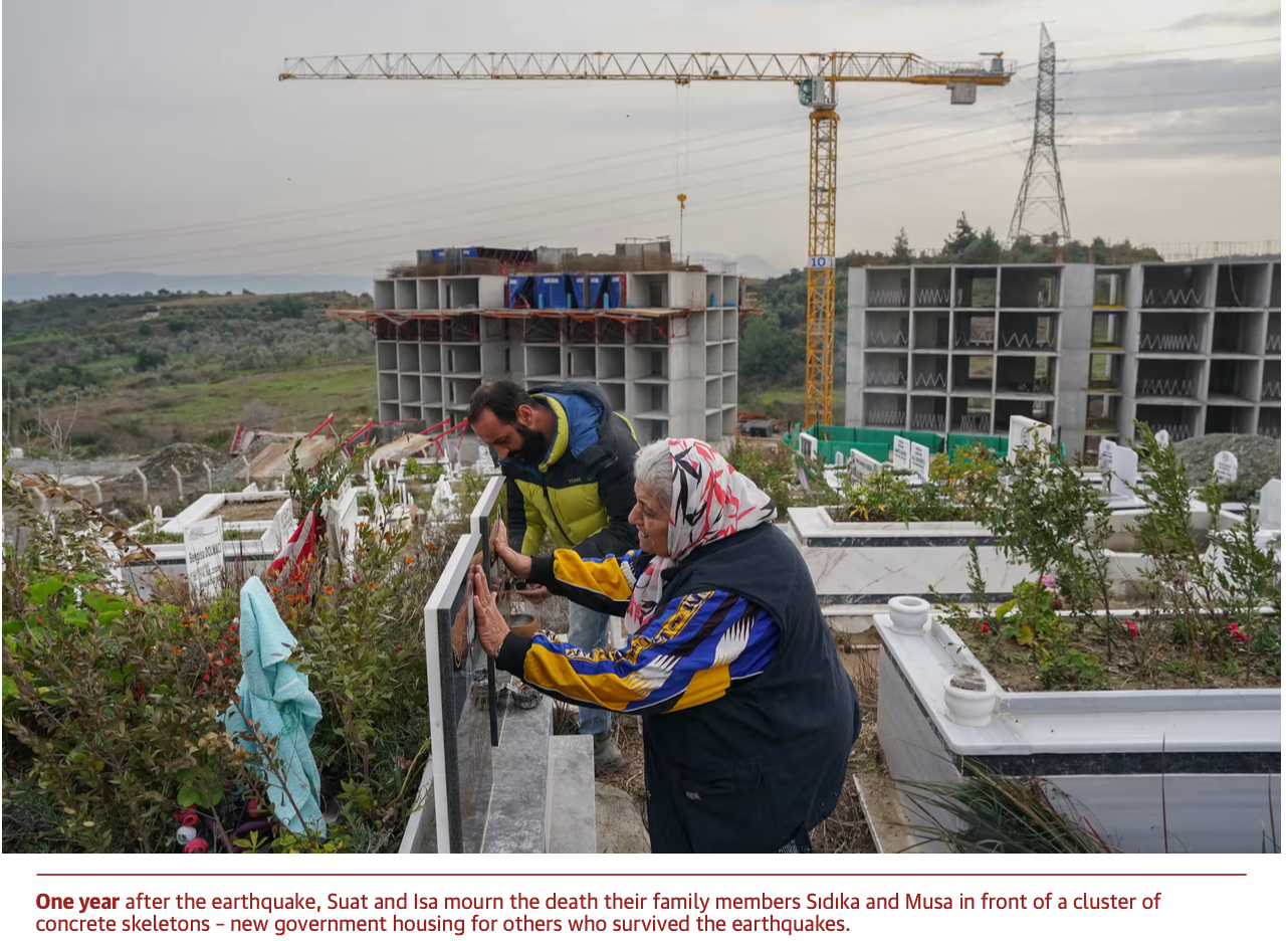 The Guardian :‘No one can bring back what we lost’: fears rise among poor in Turkish city ravaged by earthquakes