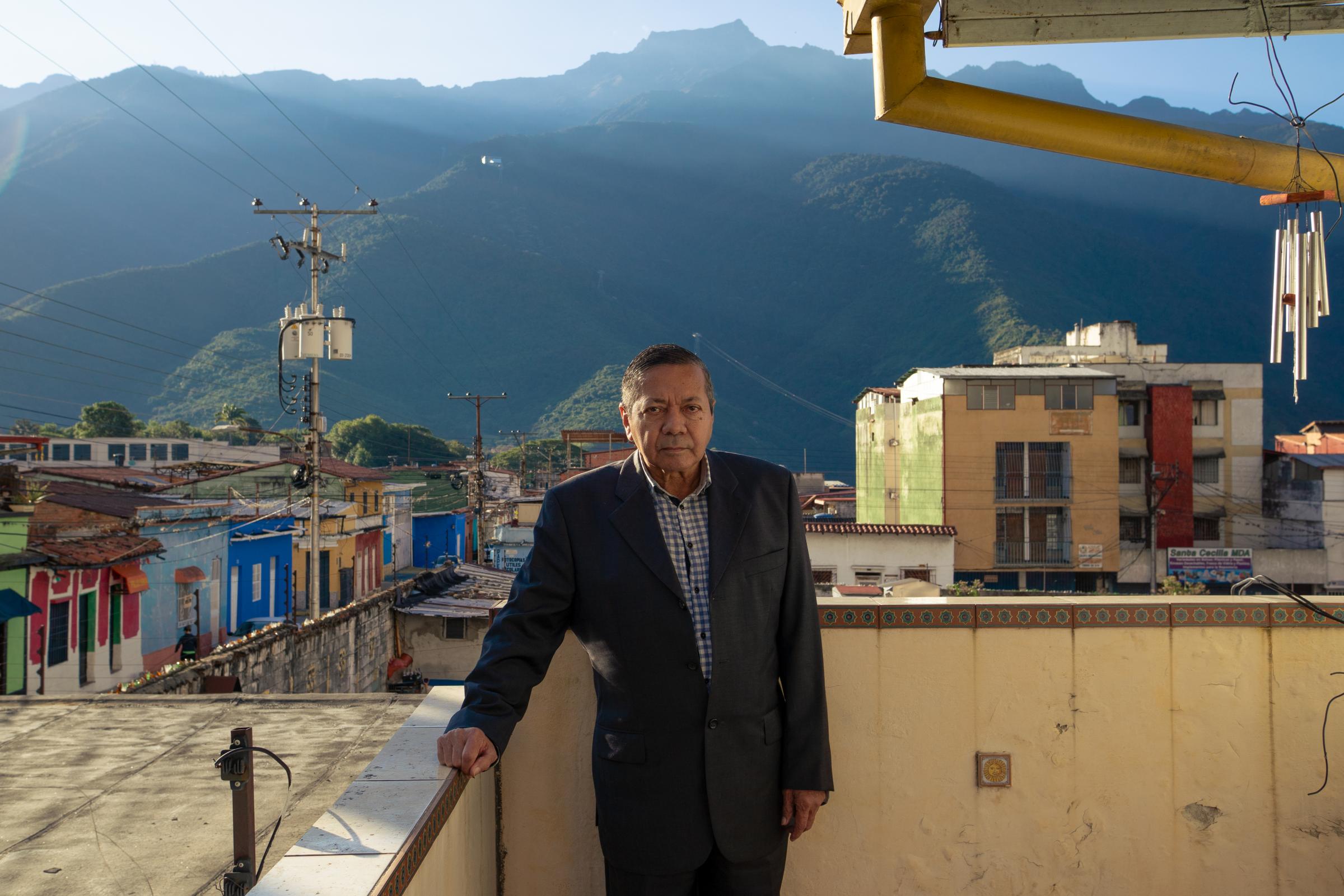 Aging and Abandoned in Venezuela's Failing State | The New Yorker - Retired professor Stalin Gamarra poses for a portrait in...