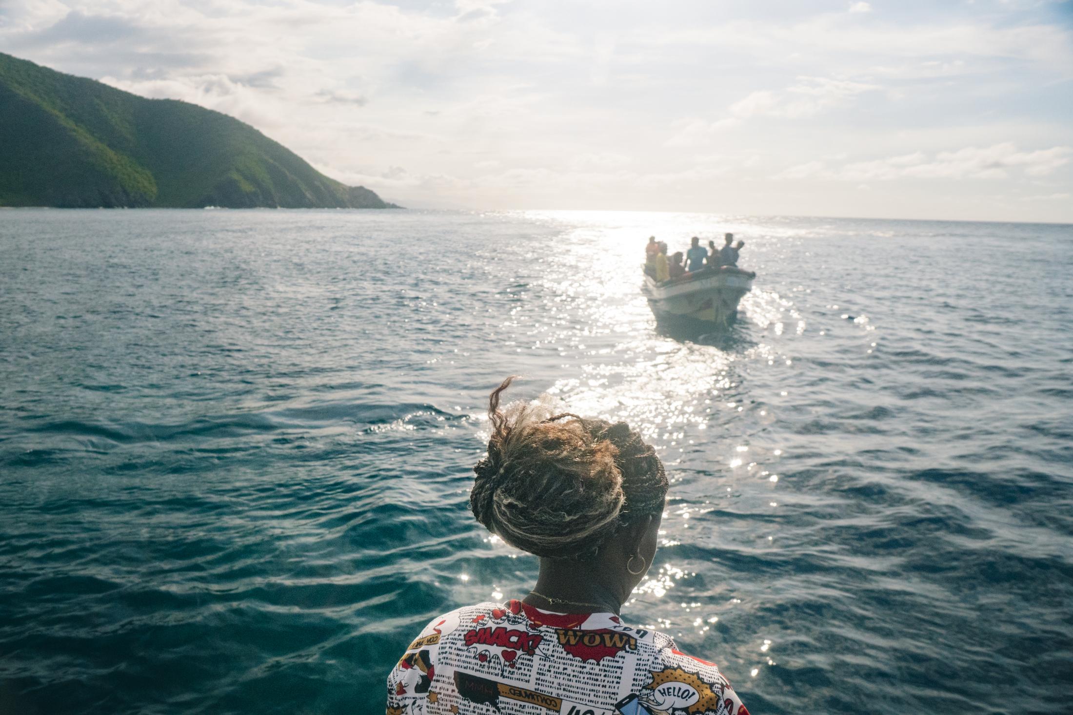 Fisherwoman Elenia Torres, 31, ...d lives in Ocumare de La Costa.
