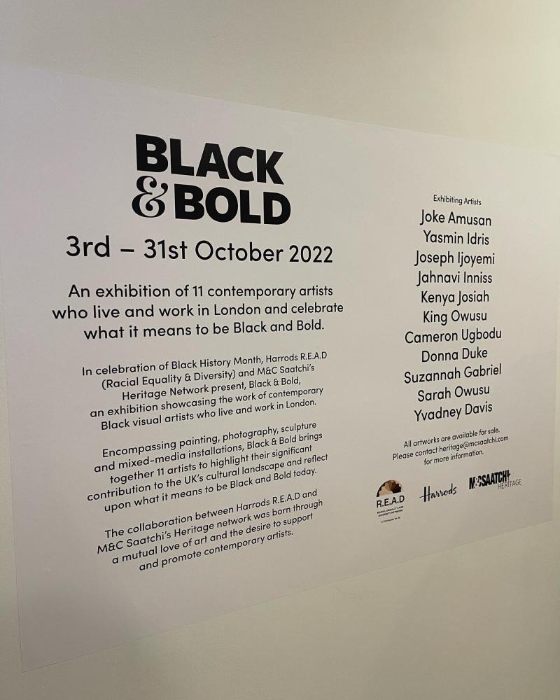 Silver Spoon is showing @ M&C Saatchi Heritage x Harrods this BHM!
