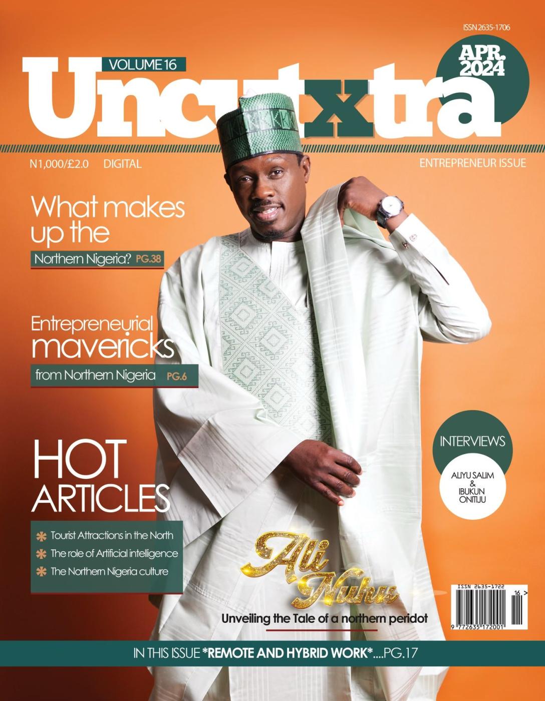 Suzannah Gabriel captures UncutXtra's cover star, Ali Nuhu!