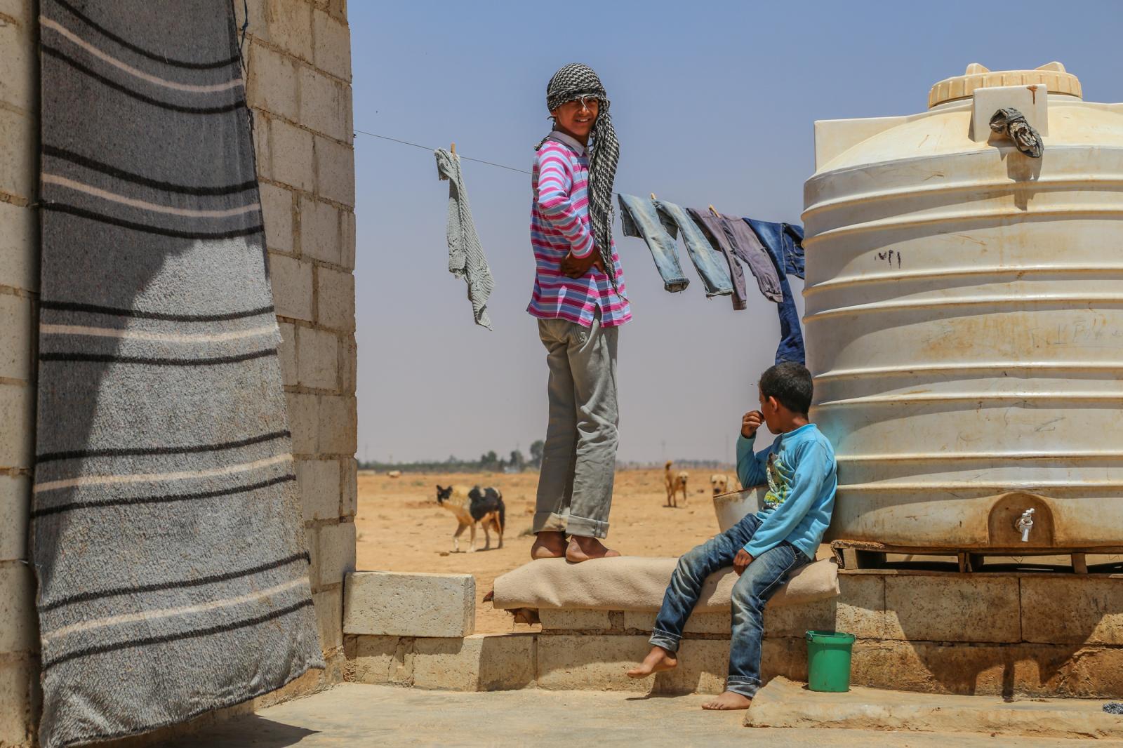 Al Mafraq, Jordan. August 2016