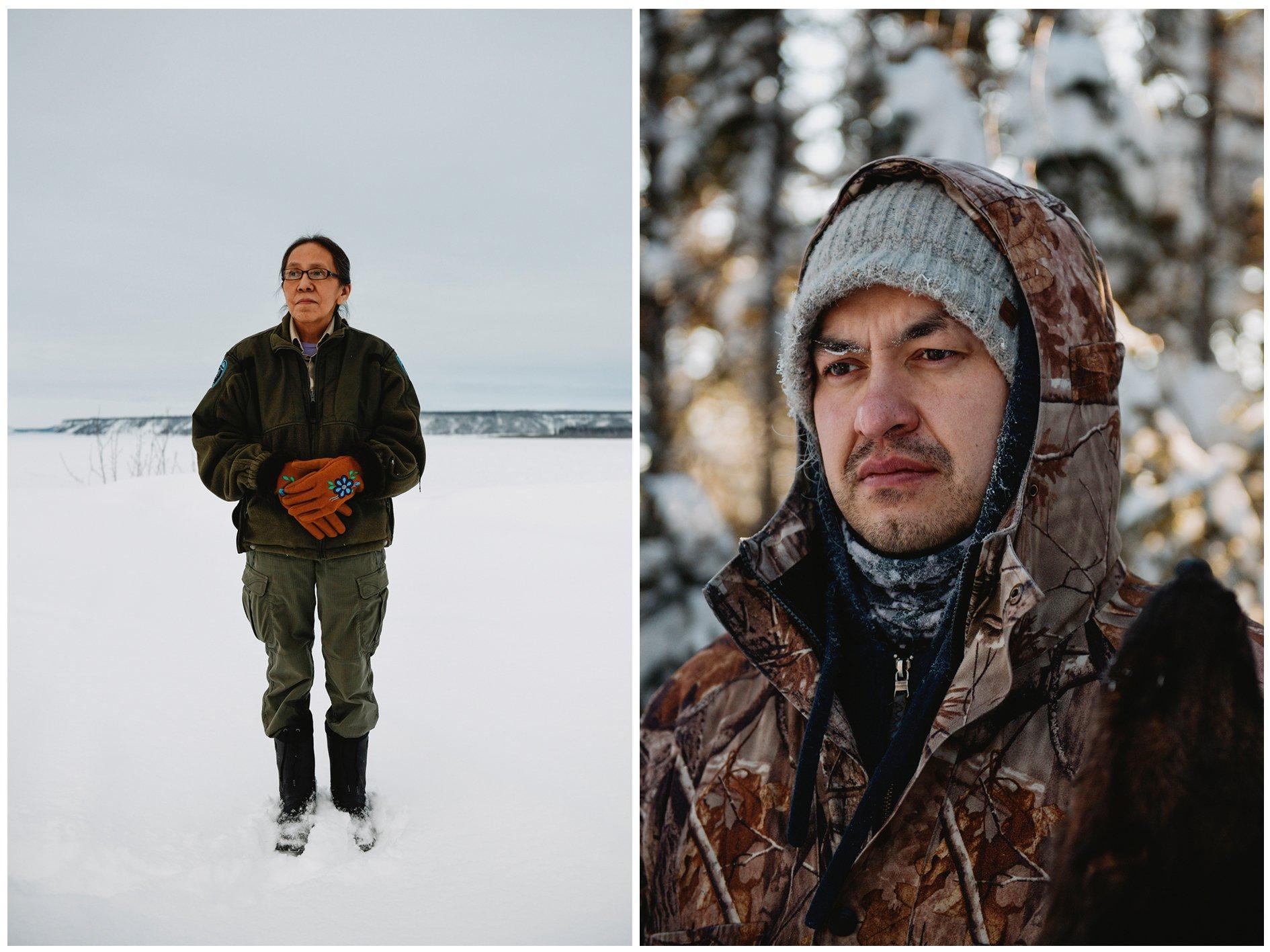 The Last Trappers - National Geographic - LEFT: Mabel Tatchinron, a wildlife and renewable resource...