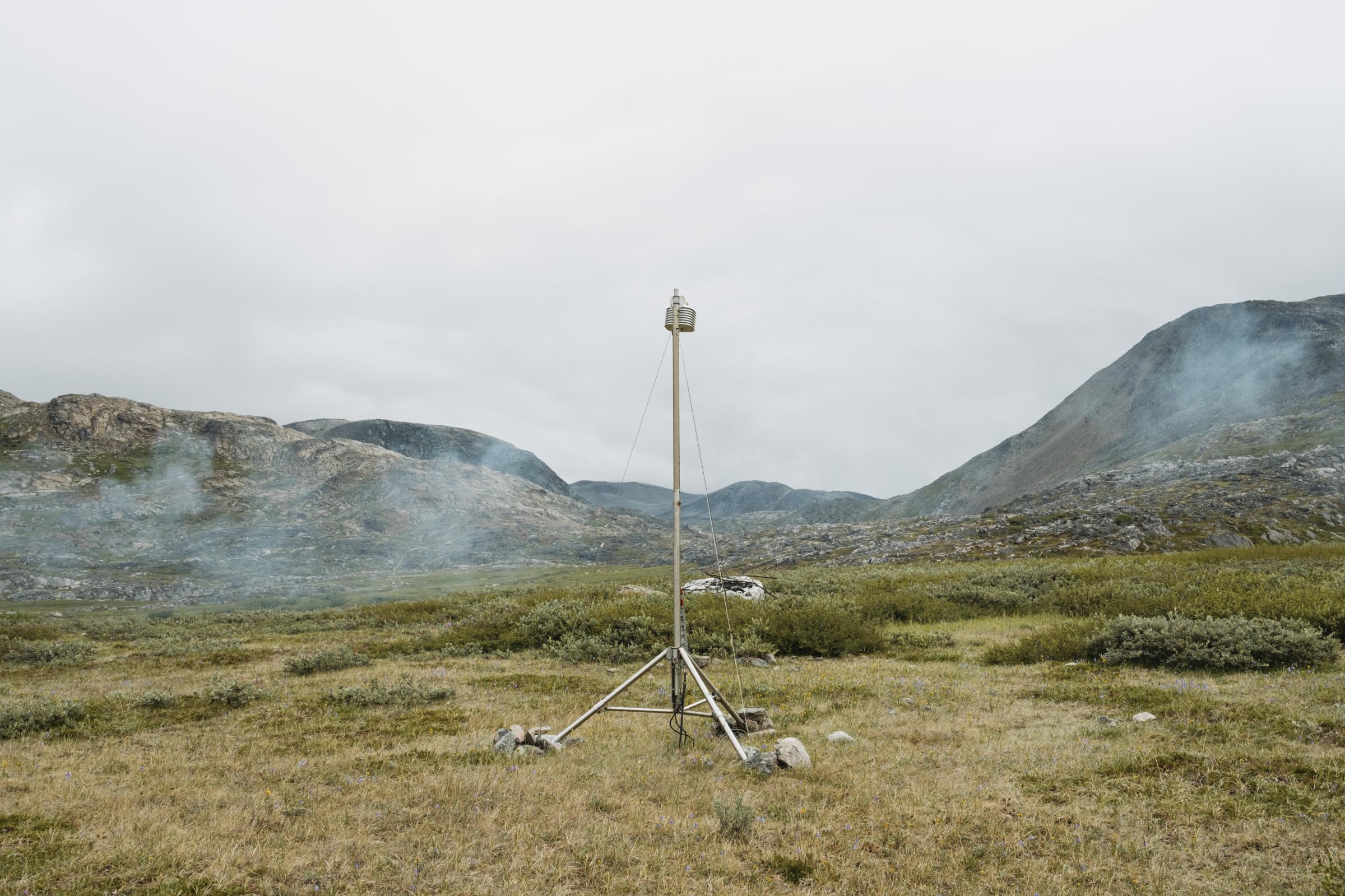 Place of Spirits - The Narwhal - A temperature monitoring station stands at the Torngat...