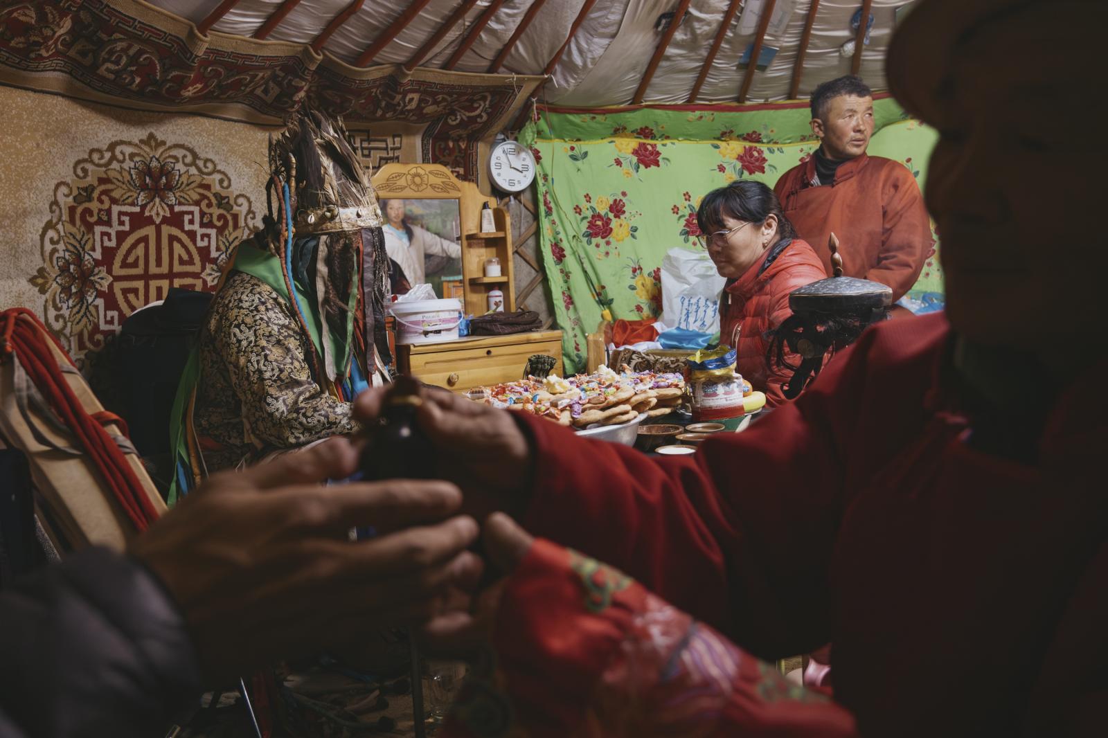 Gansukh Purevdorj, Altengeral M... ceremony near Darvi, Mongolia.