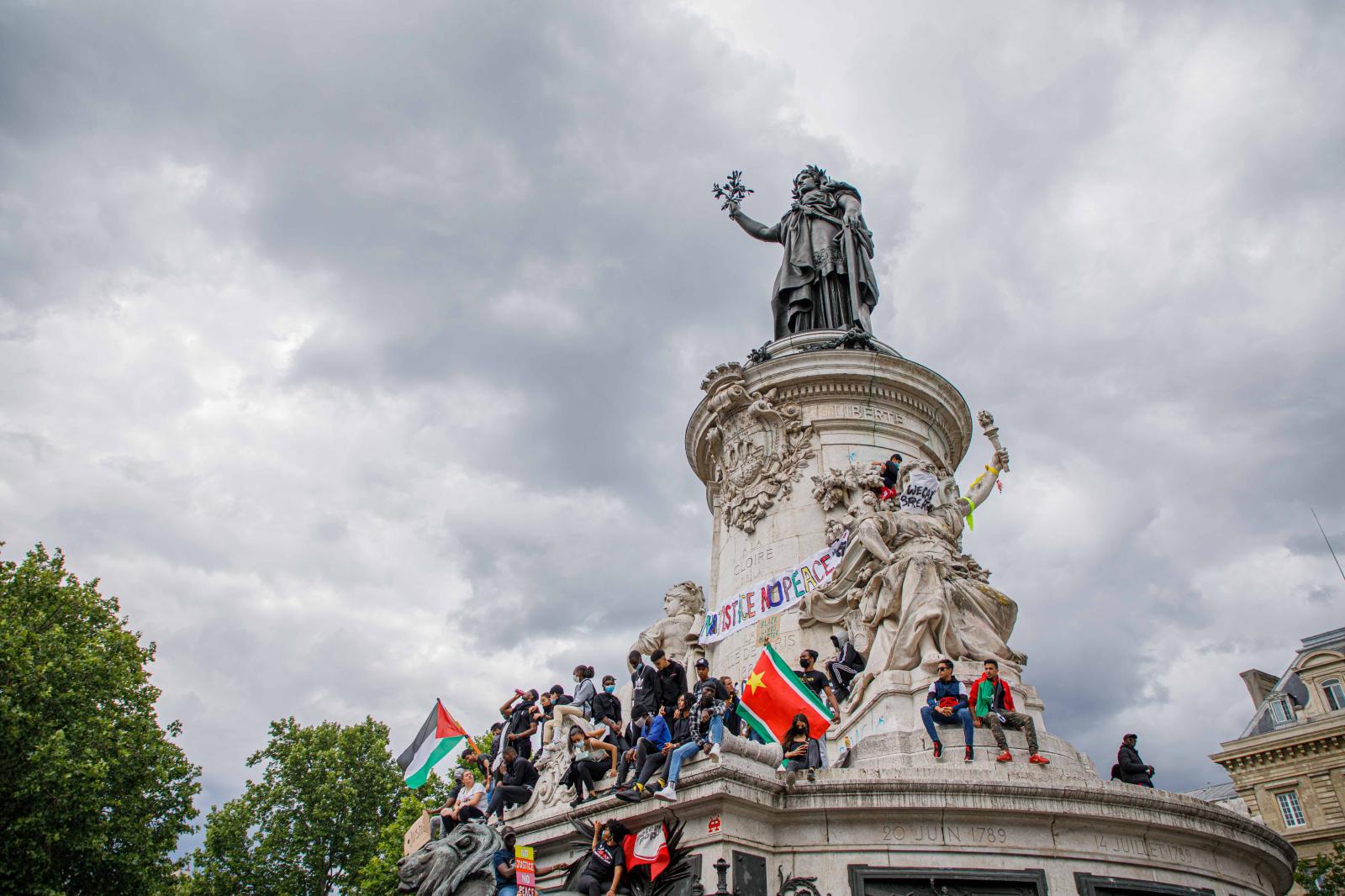 Children of the Nation demonstr...blic in Paris, June 13th, 2020.
