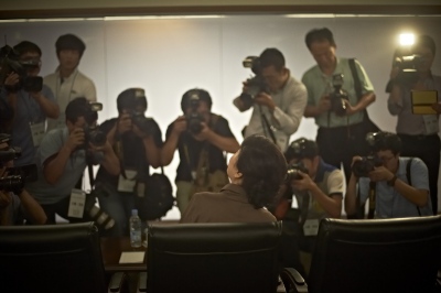 Image from But her face - Compared to the other journalists, I was always behind...