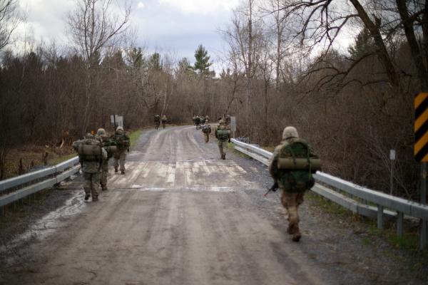 Army ROTC - Cadets at the Syracuse University Joint Training Exercise...