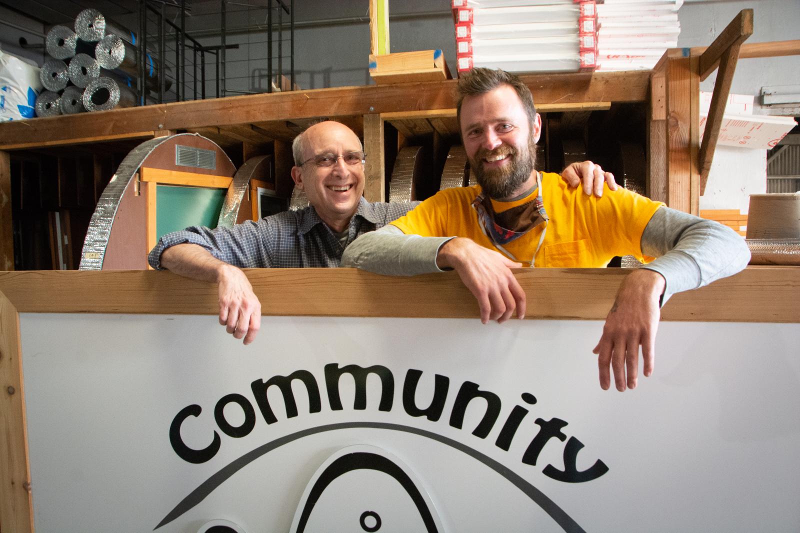 Erik and Tod of Community Supported Shelters, October 2020