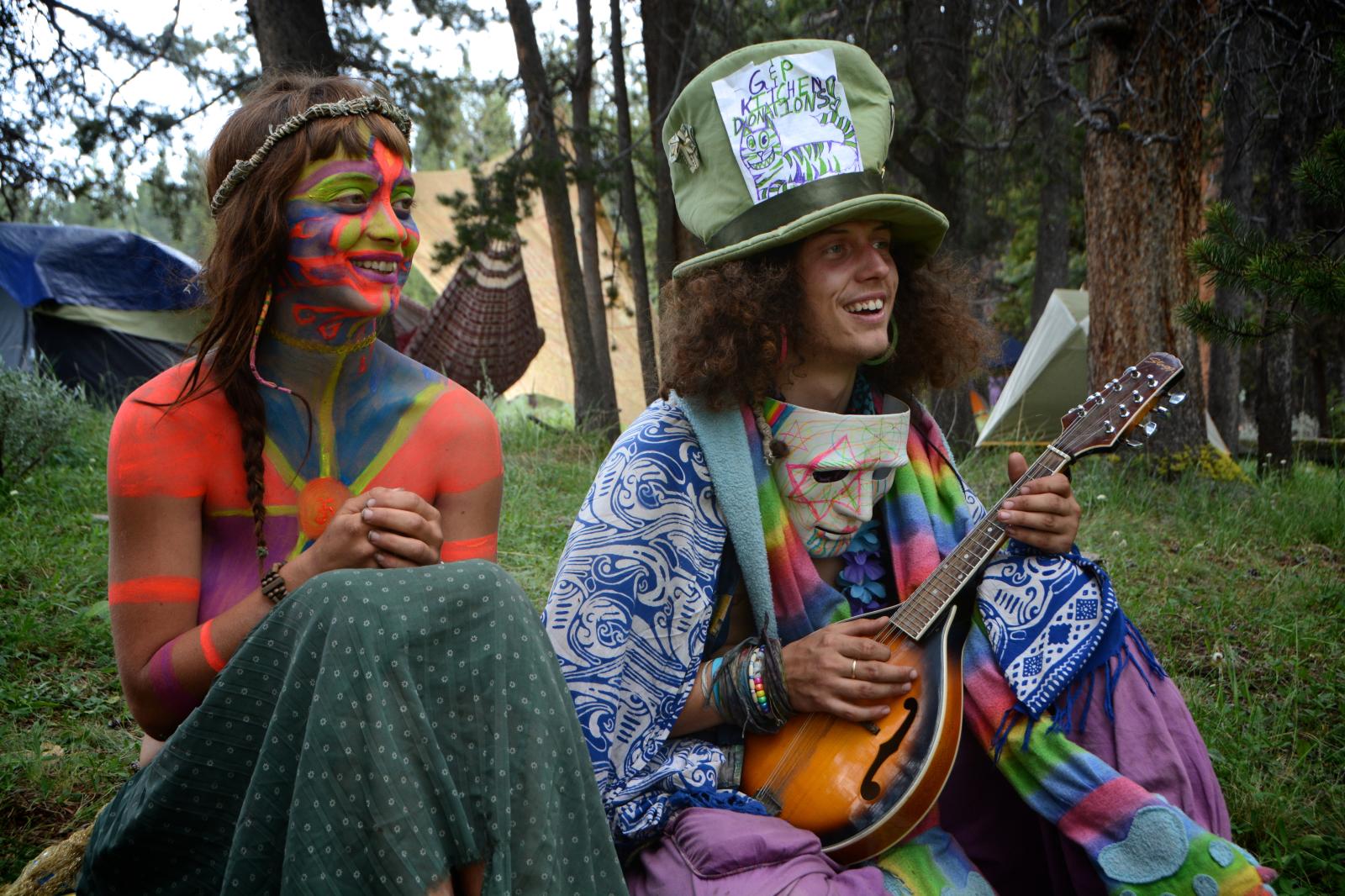 Portrait on the Path, Rainbow Gathering