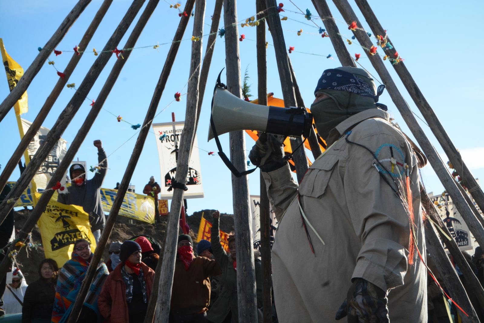 Direct Action at Pipeline Site, Standing Rock