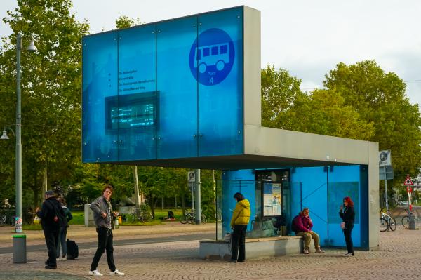 Futuristic Bus Stop | Buy this image