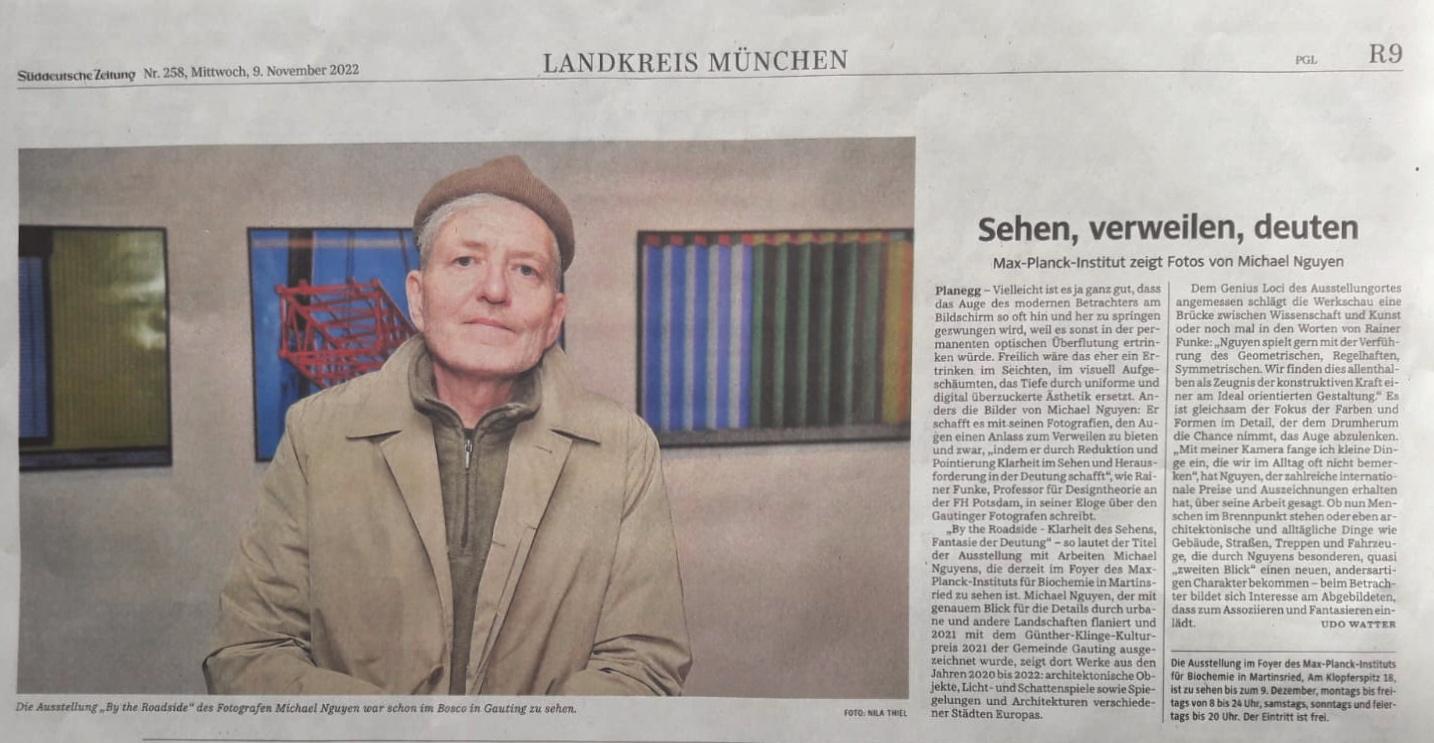 Seeing, lingering, interpreting: Exhibition Report in the Süddeutsche Zeitung