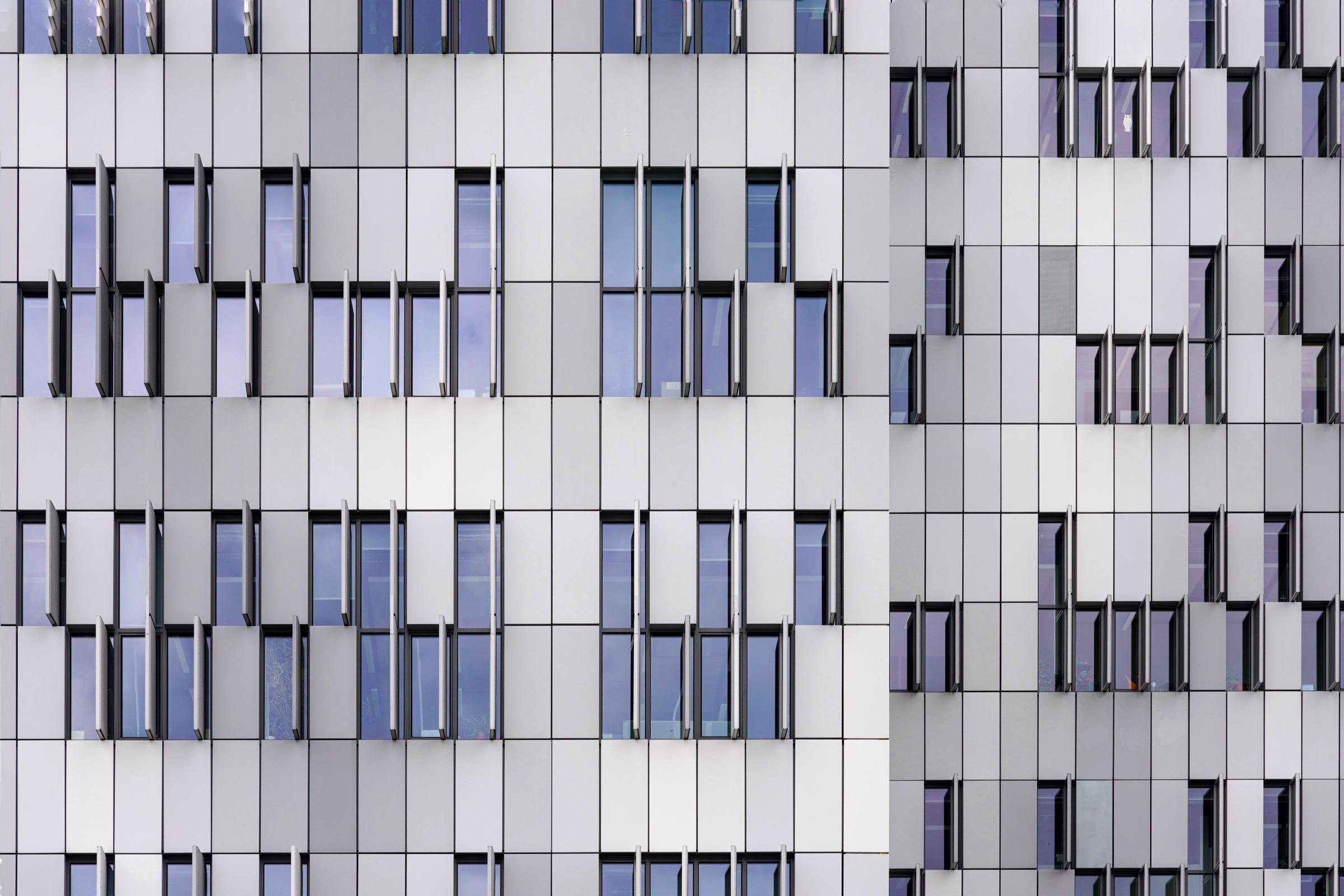Eight Shades of Grey <br /> The Facade of the Med Campus Graz <br />Photographs by Michael Nguyen
