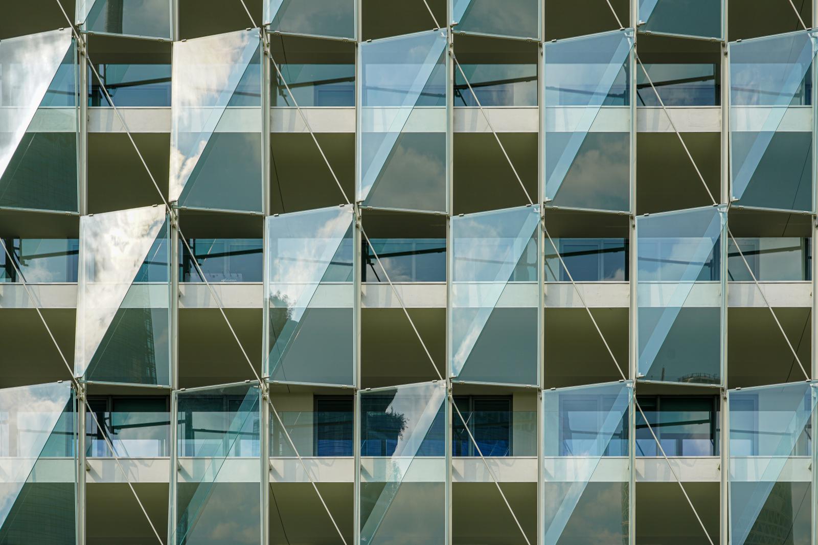 Image from Facades Architecture. <br /> Fascination of the Faces of Buildings -  Milan, Italy  # 3925 5/2023 Facade of the Office...