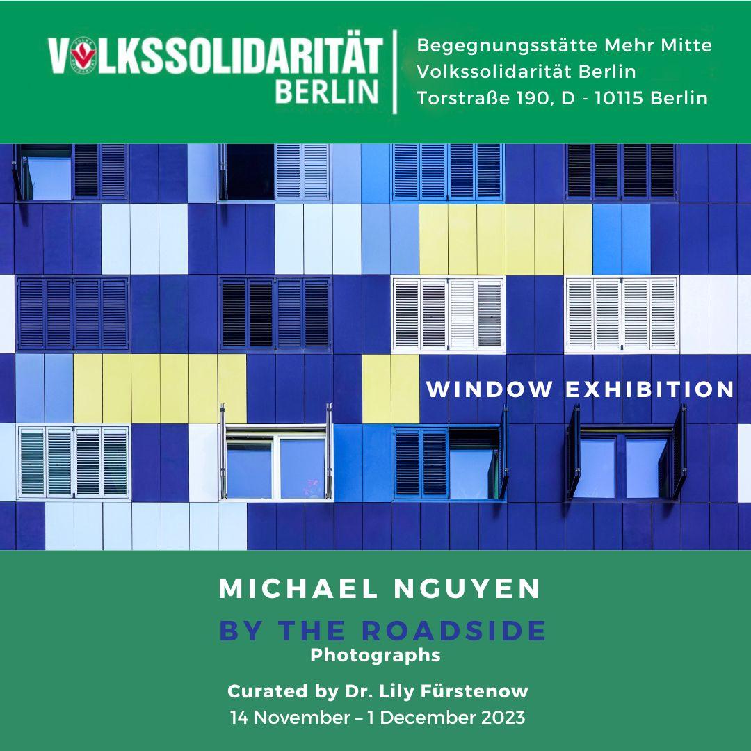 Art in Public Spaces. Michael Nguyen’s Facade Photographs in a window exhibition