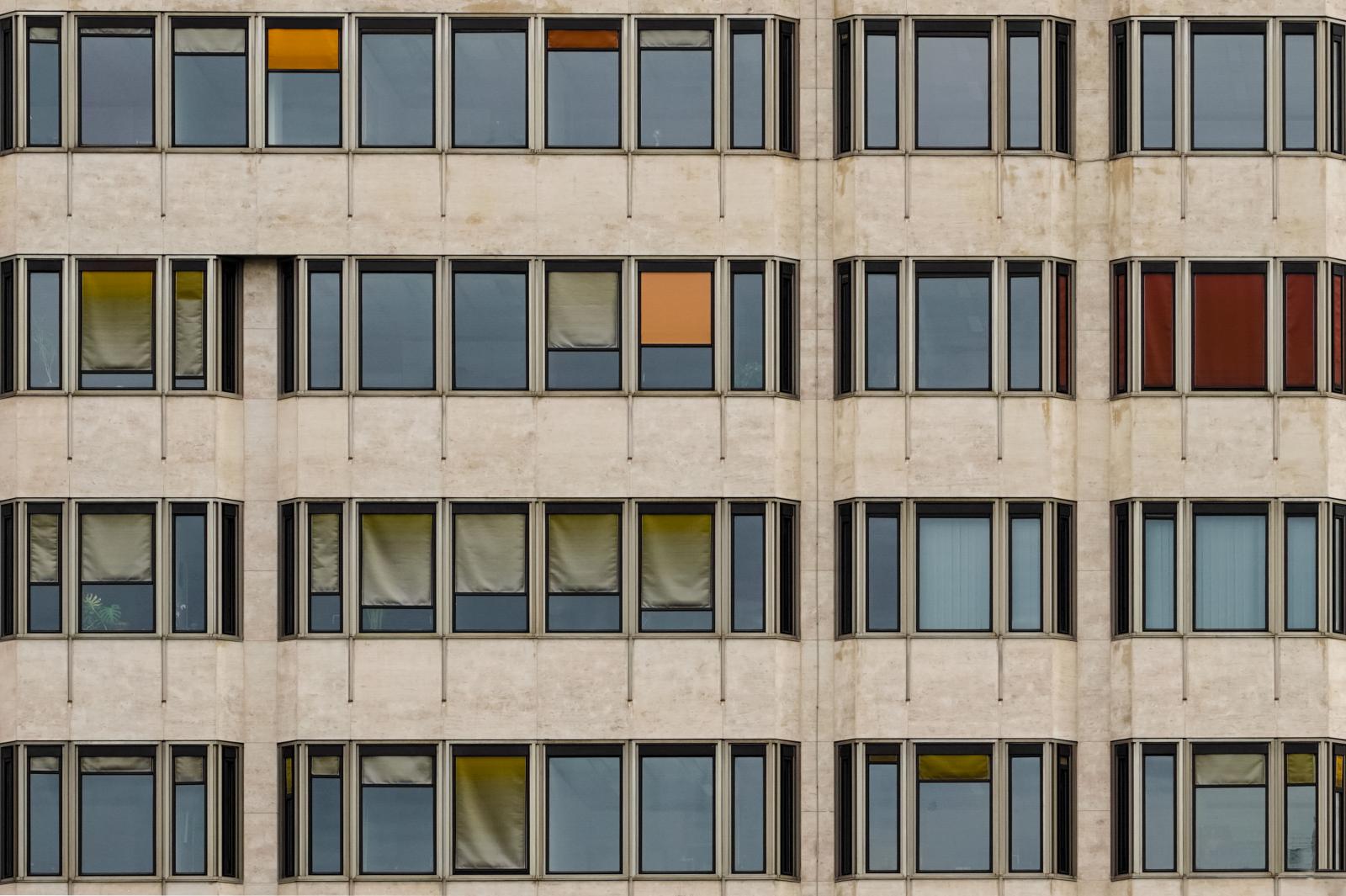 Image from Facades Architecture (2) <br /> Fascination of the Faces of Buildings -  Brussels, Belgium  # 4062 7/2023 Older office building...