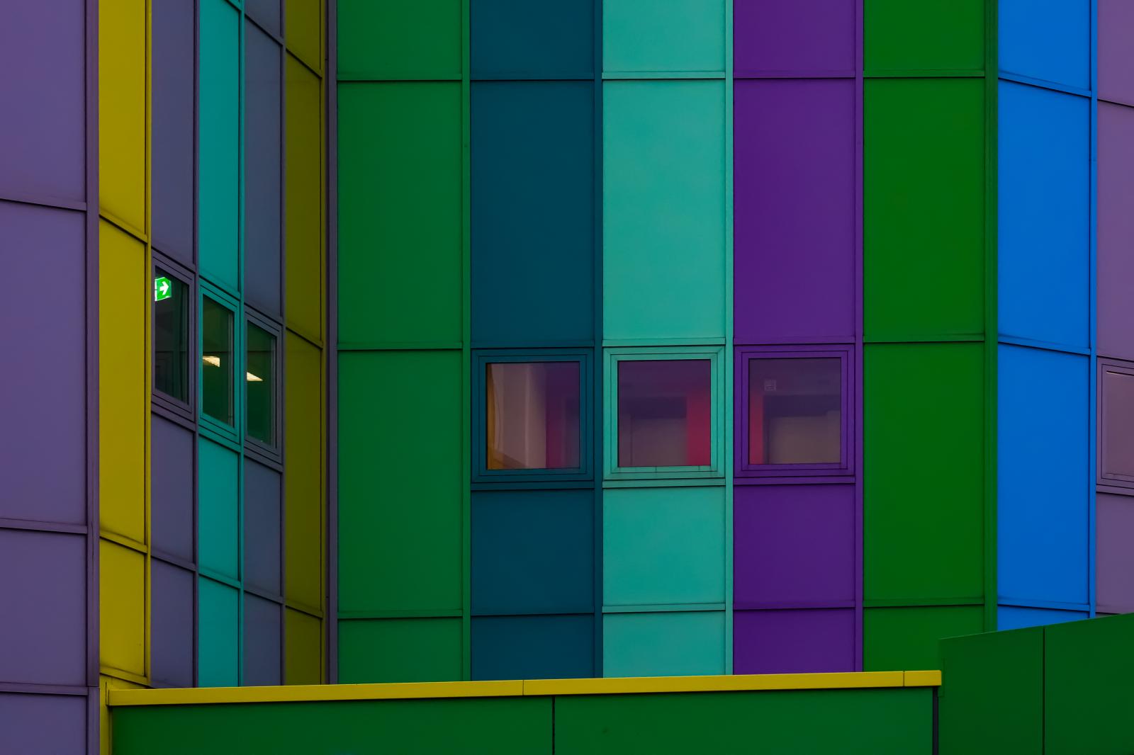 Image from Facades Architecture (2) <br /> Fascination of the Faces of Buildings -  Essen, Germany   # 4036 10/2023 Colorful facade of...