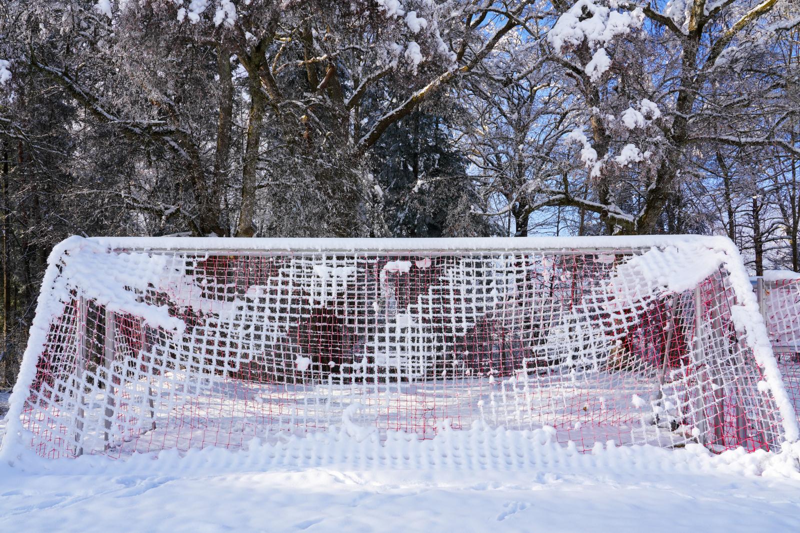 Goal in Repose: A Wintery Pause in Play