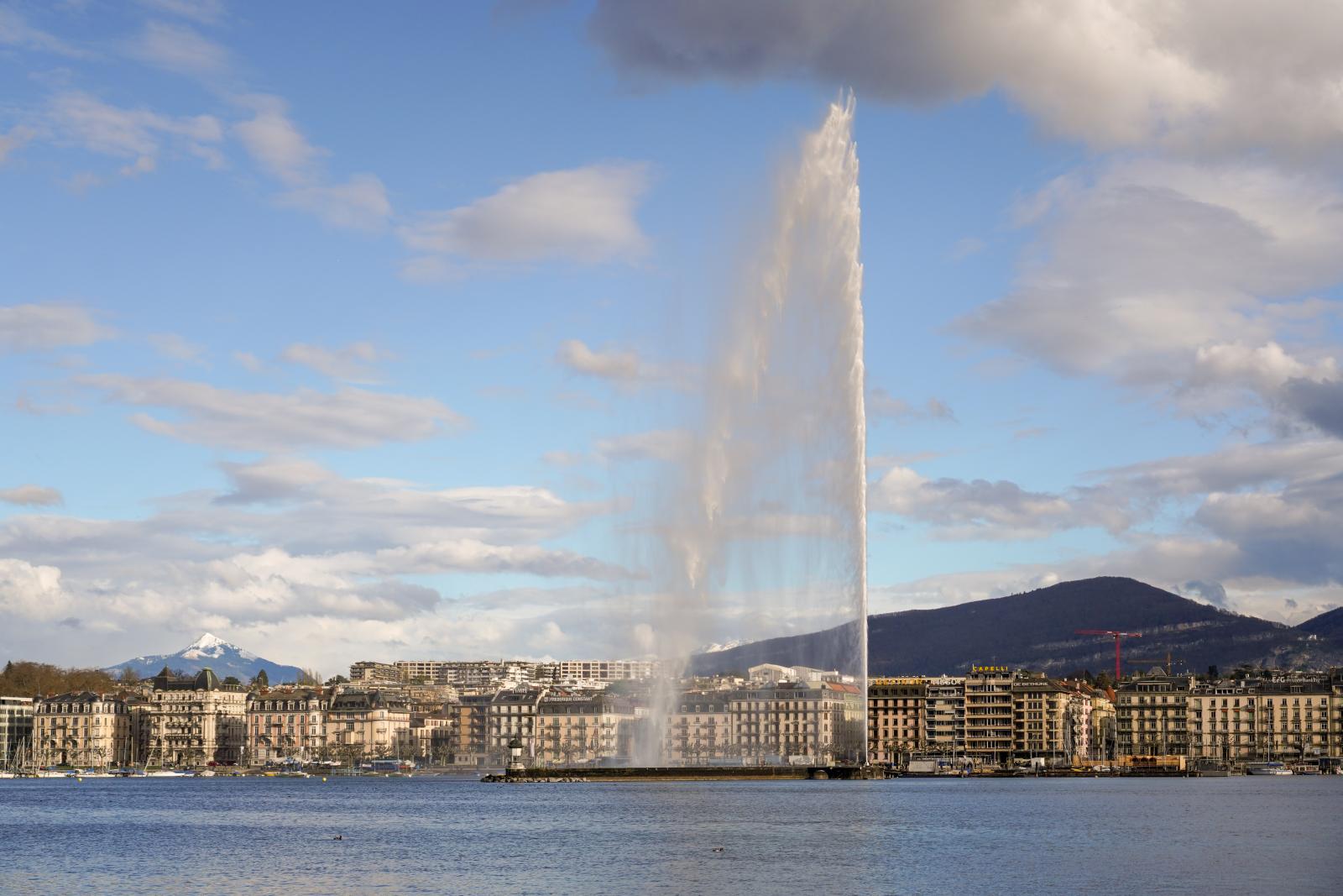 Jet d'eau | Jet of water. Landmark of the city of Geneva