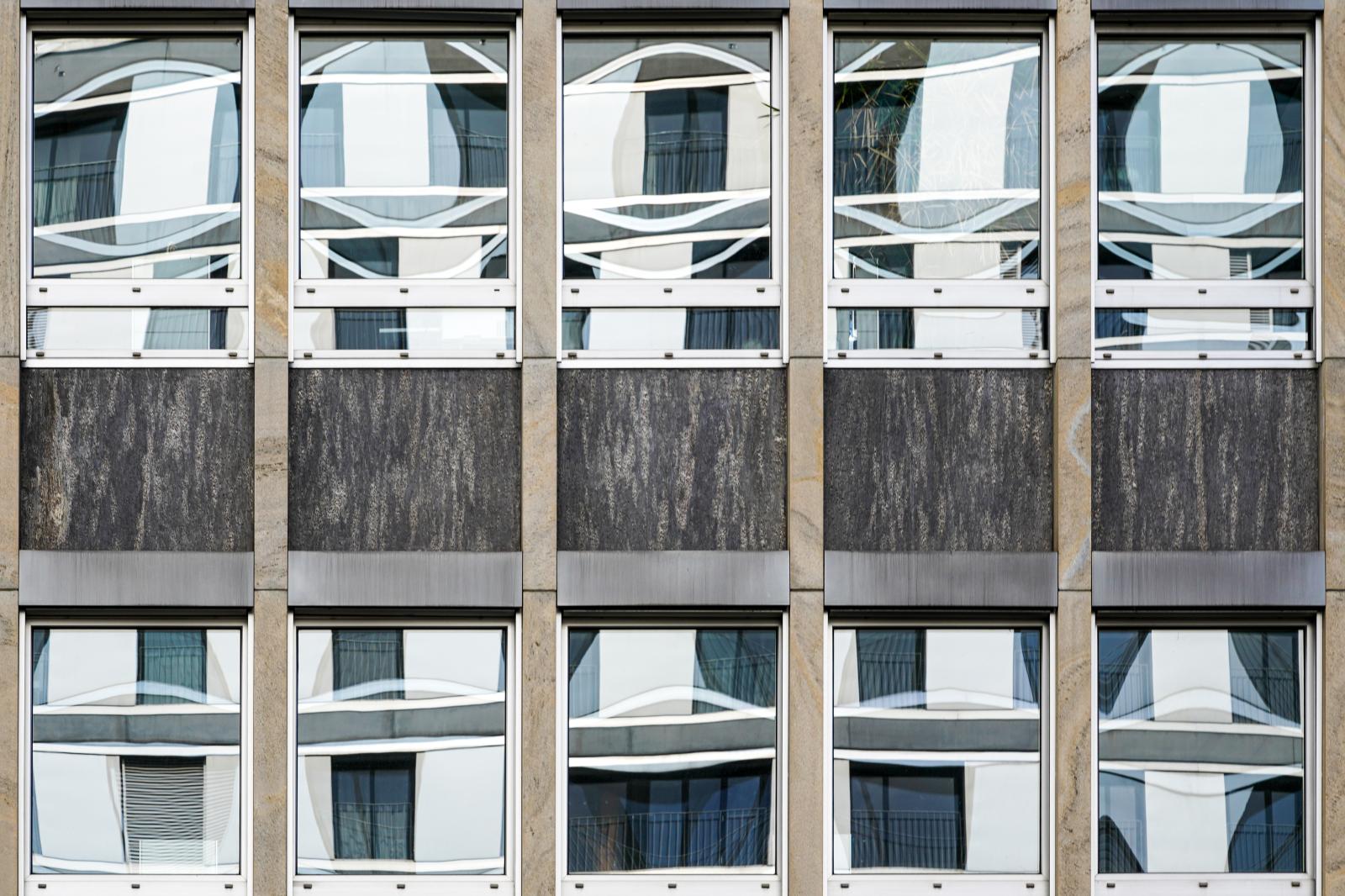 Urban Kaleidoscope: Reflections of Architectural Dialogue | Buy this image