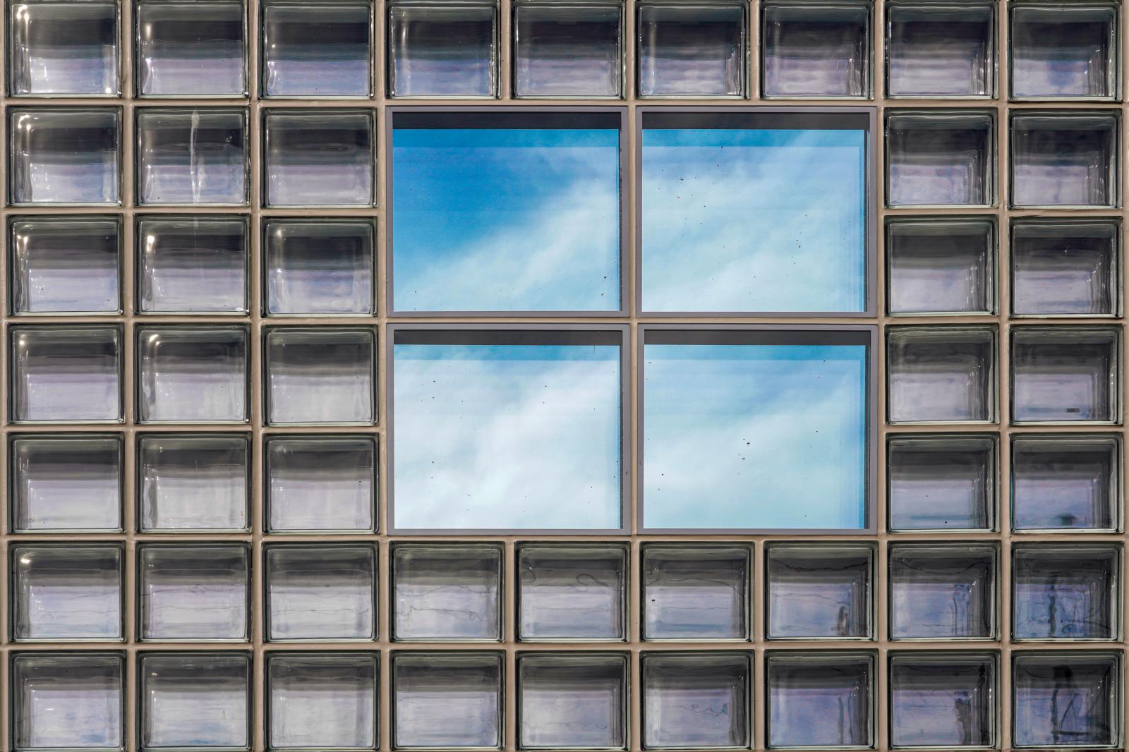 Azure Glimpse: Skylight through the Veil | Buy this image
