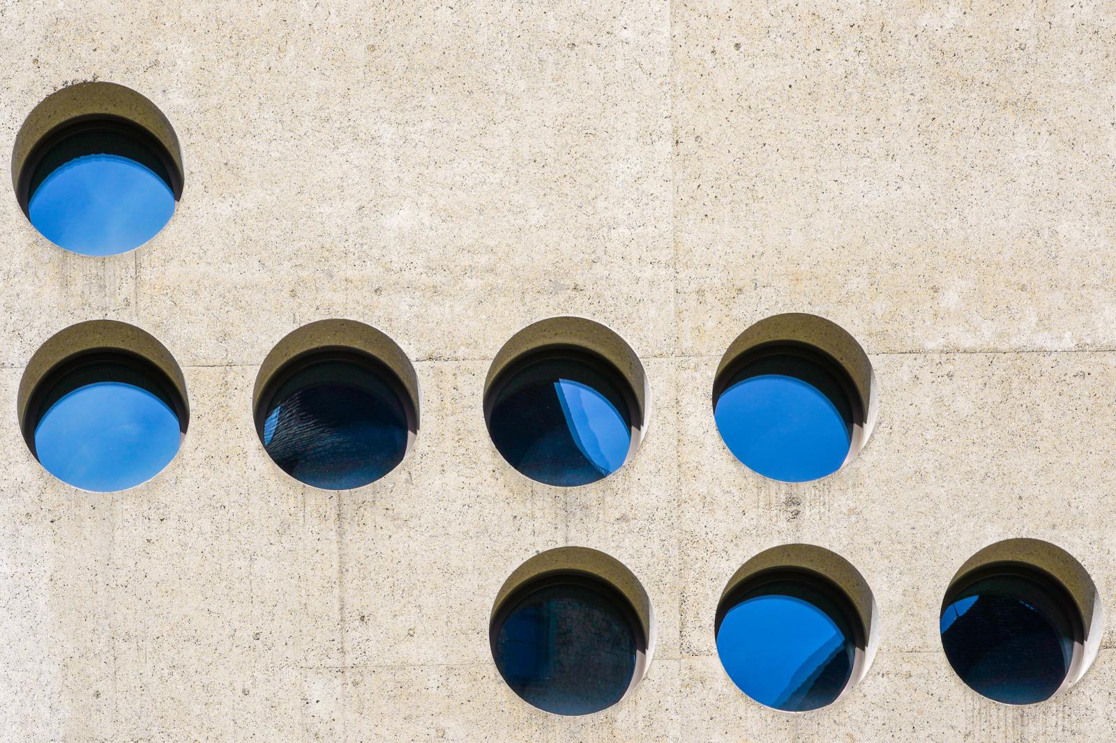 Image from Facades Architecture (3) <br /> Fascination of the Faces of Buildings -  Zürich, Switzerland  # 4255 3/2024 Portholes to the Sky:...