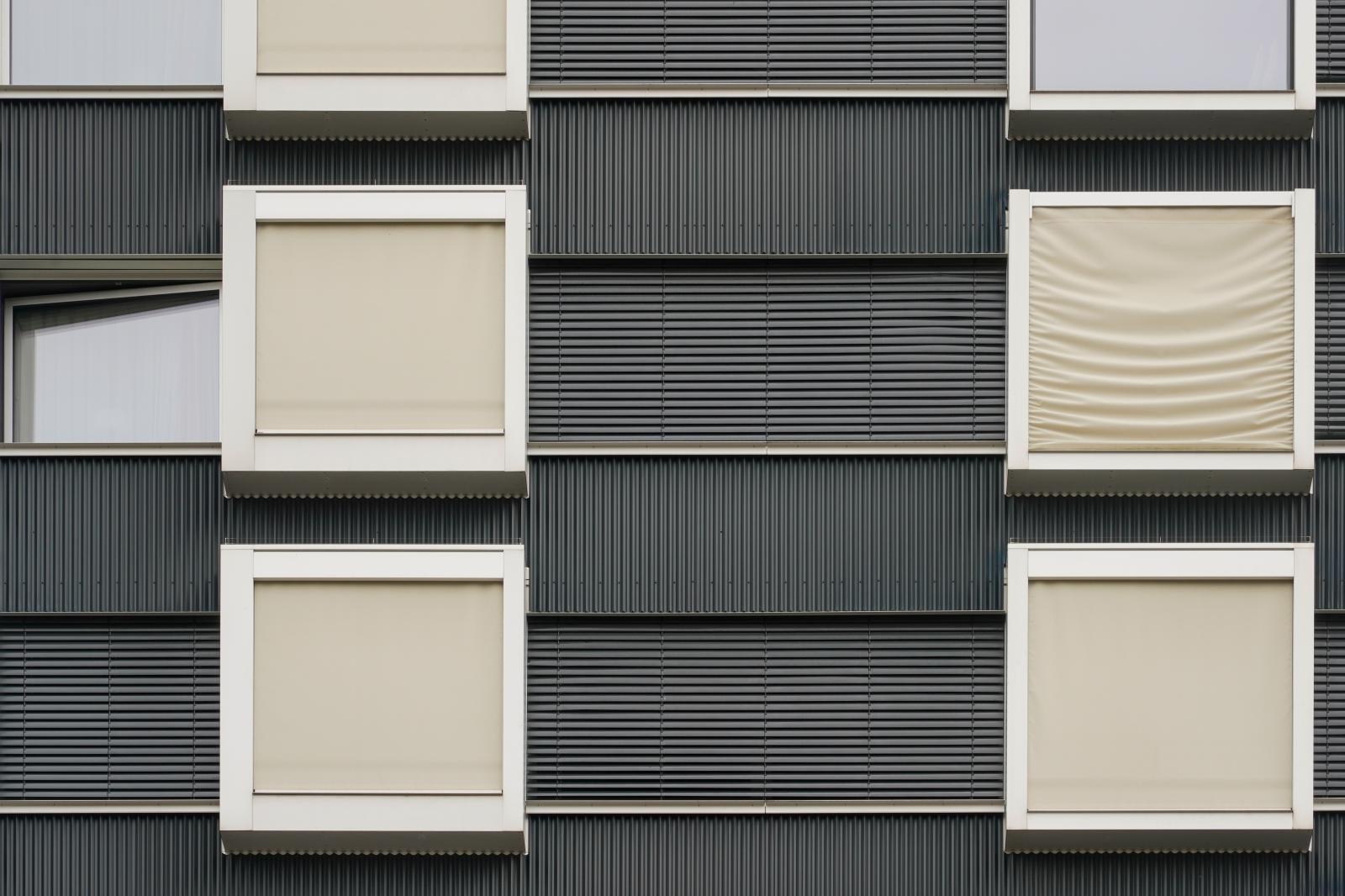 Image from Facades Architecture (3) <br /> Fascination of the Faces of Buildings -  Zürich, Switzerland  # 4249 3/2024 Rhythmic Pattern:...