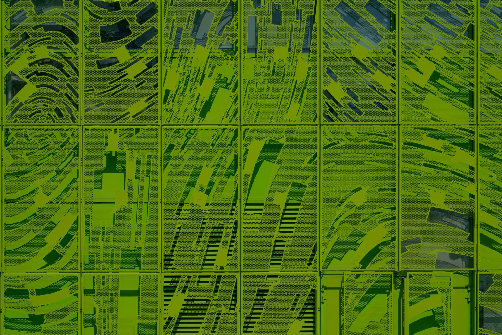 Image from Facades Architecture (3) <br /> Fascination of the Faces of Buildings -  Lyon, France  # 4240 4/2024 Green Vision: Kaleidoscope...