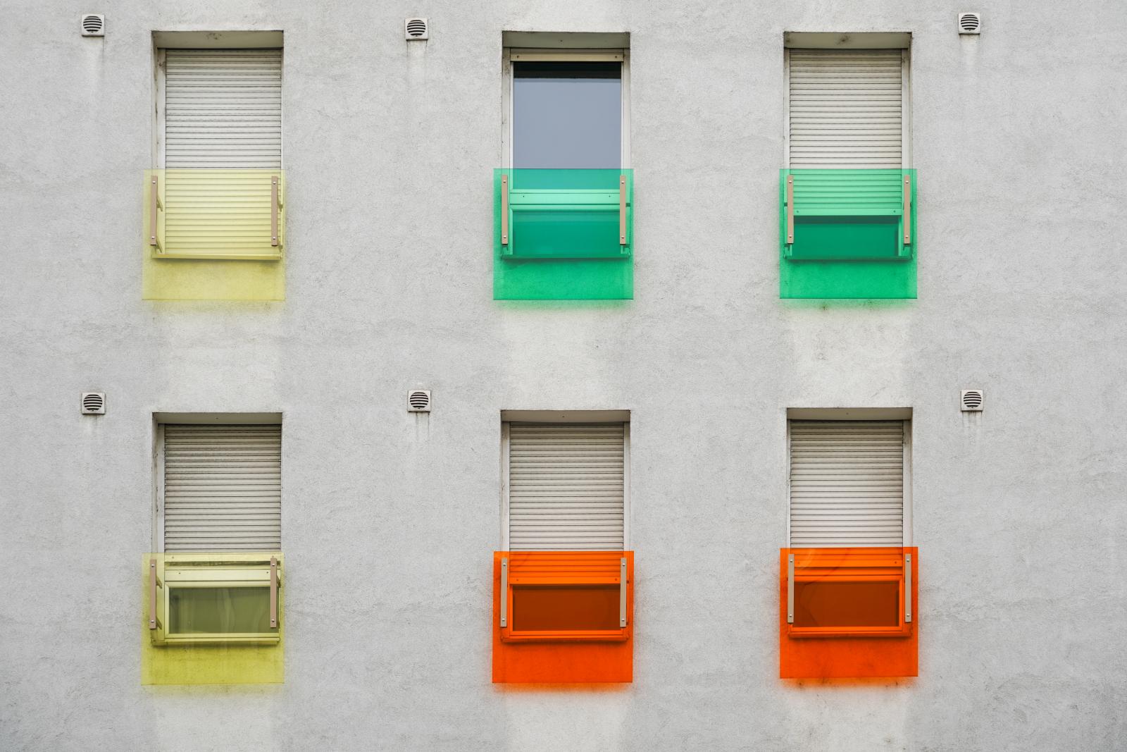 Image from New Photographs -  Grenoble, France  # 4279 4/2024 Colorful Windows:...