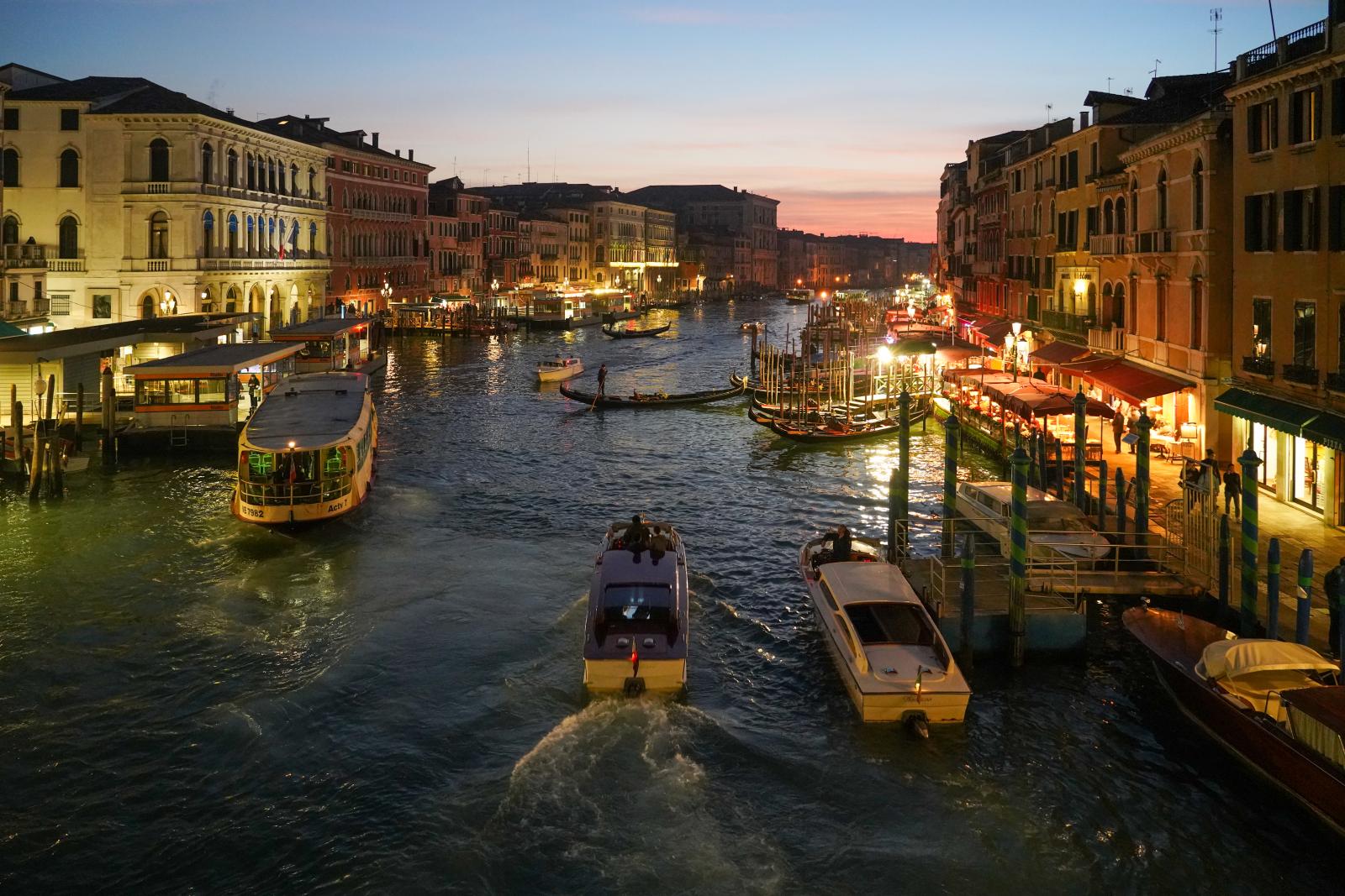 Sunset at the Grand Canal, Venice