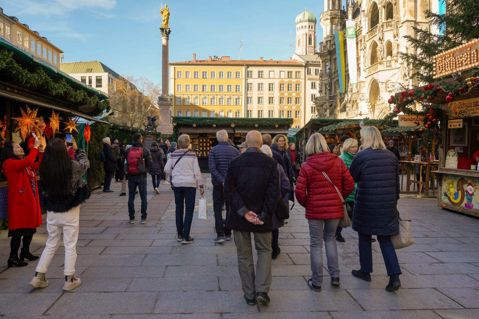 The annual Munich Christmas Mar...osphere for all. Munich Germany