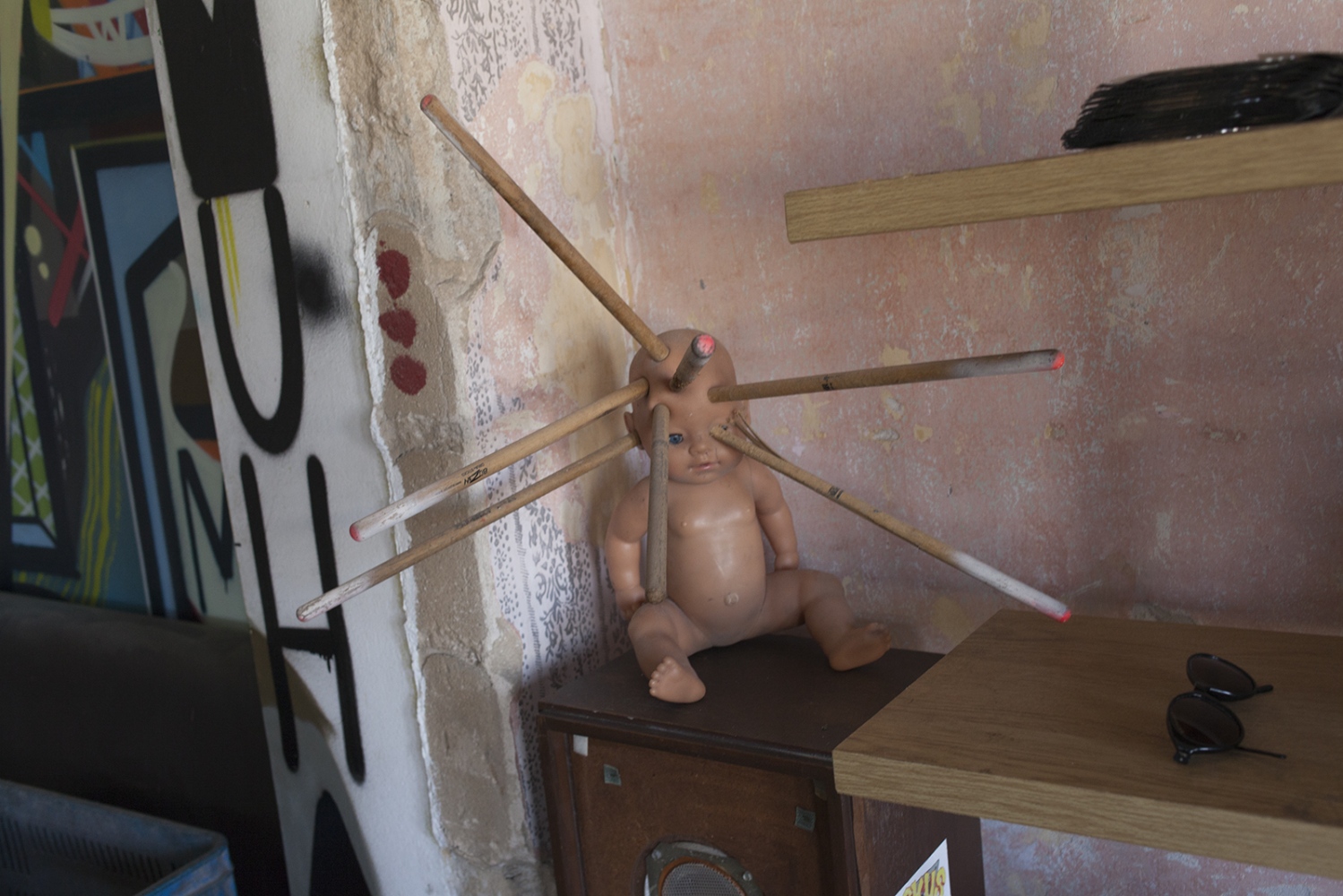 Danger of Death (ongoing) - Art form a squatted collective apartment, where a few...