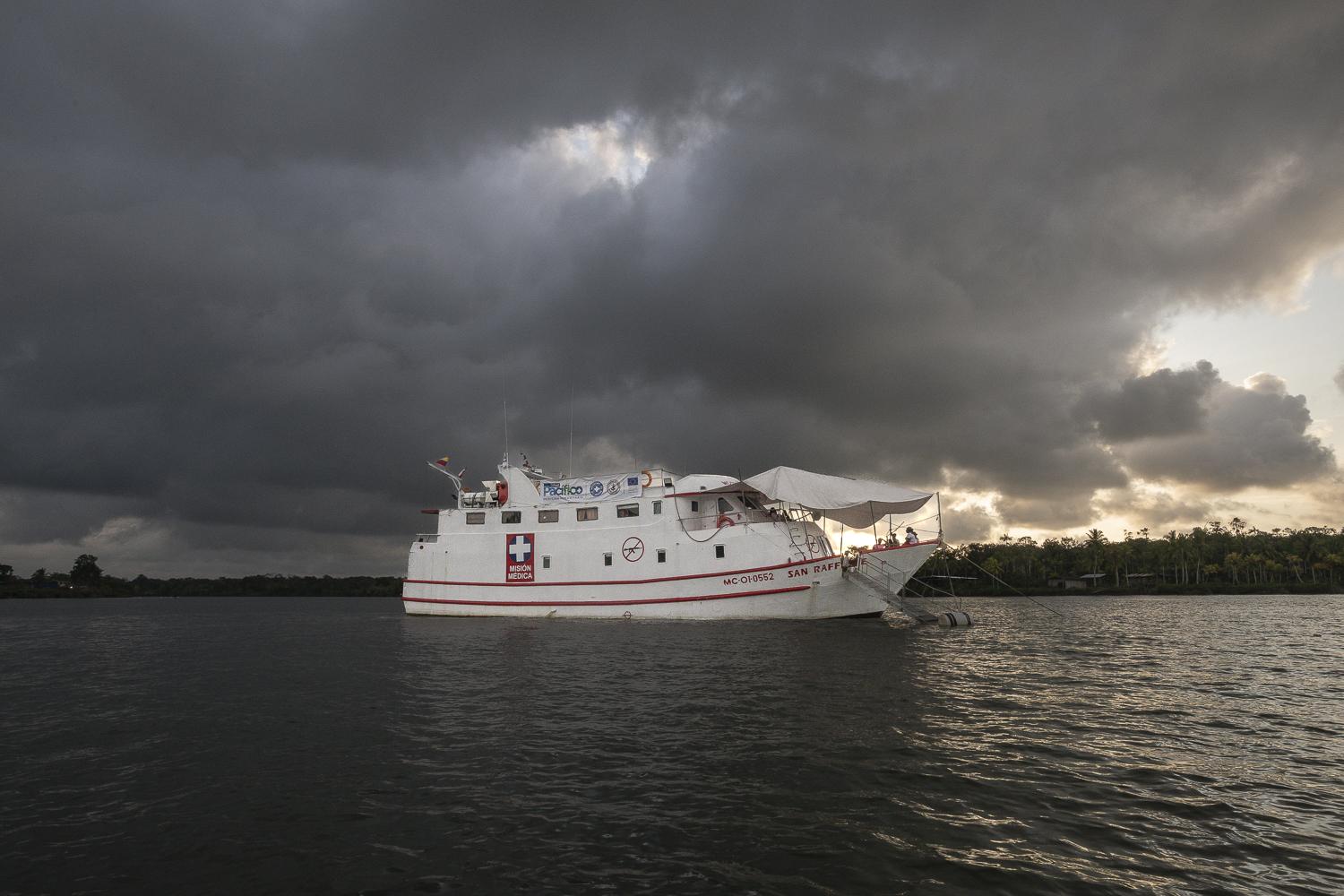 Between conflict and water, the hospital ship of the Pacific Region of Colombia