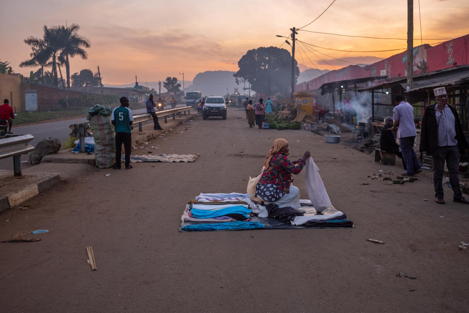 Mbale market 6:30am after Covid lockdown