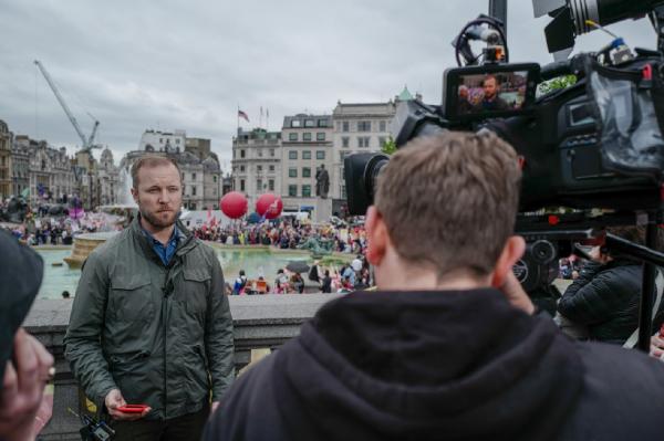 Trump protest in London  - 