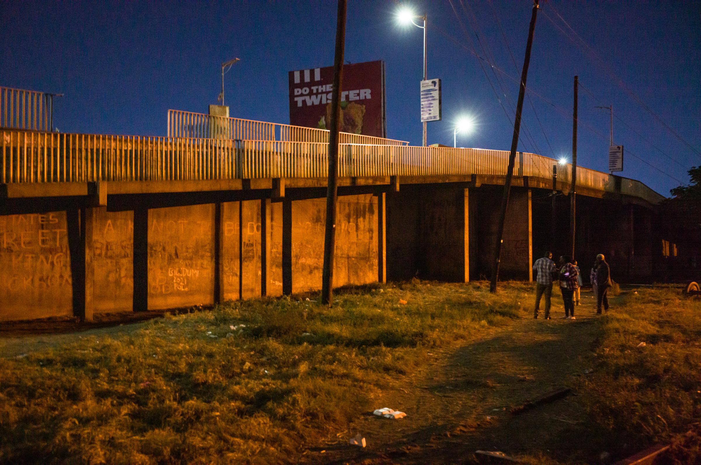 Life on the street in Lusaka - 3 am in Lusaka in the underpass over the main road into the city. This is where other communities...