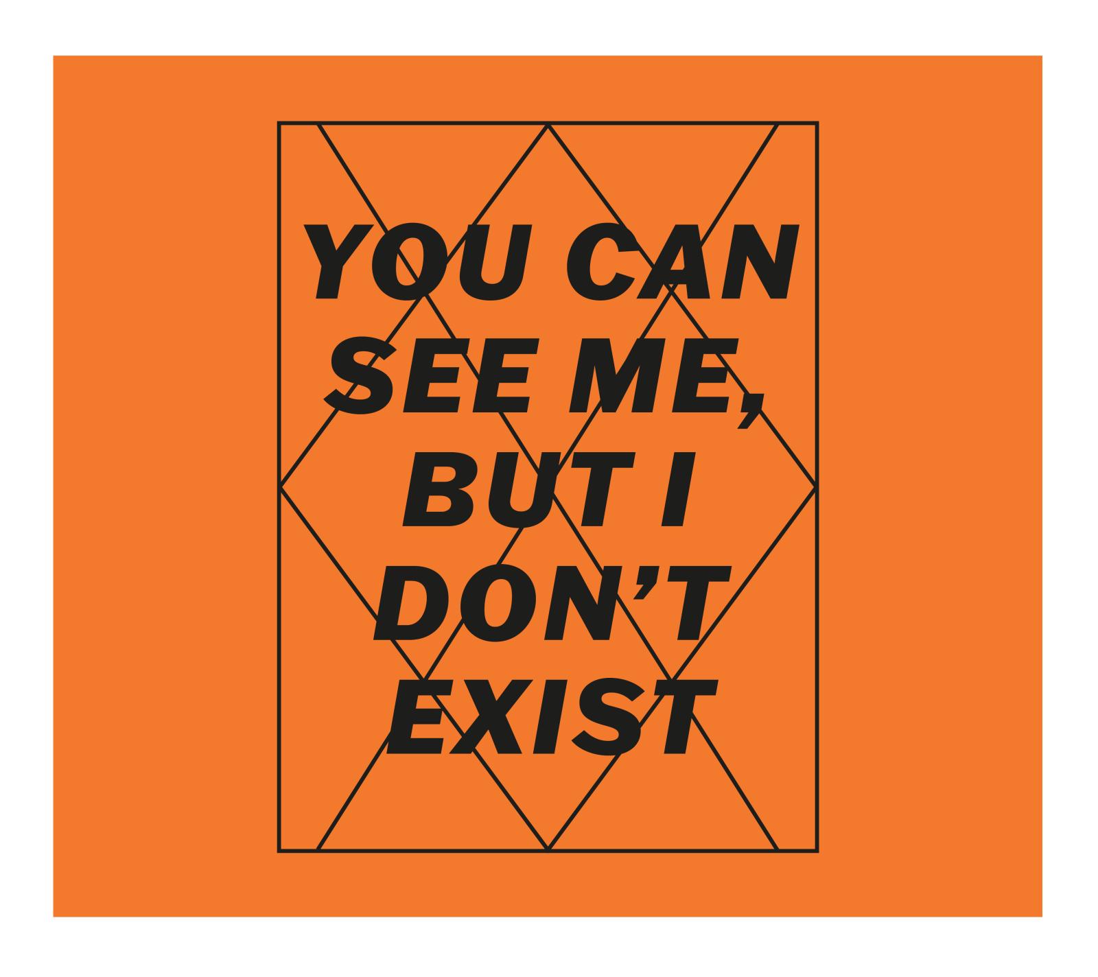 You Can see Me, I do not Exist