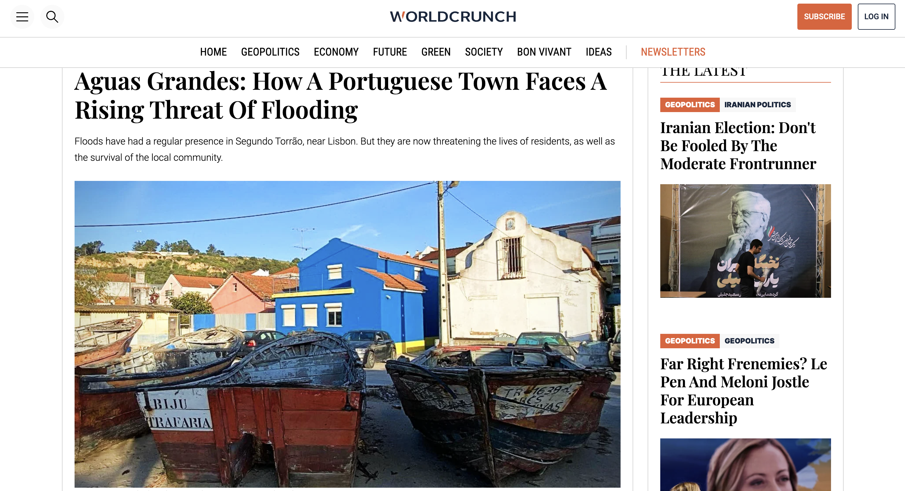 Aguas Grandes: How A Portuguese Town Faces A Rising Threat Of Flooding