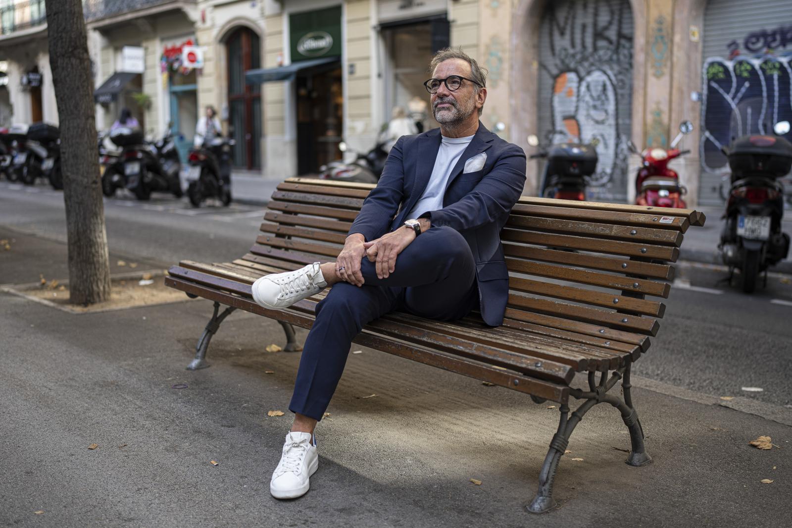 Nicola Pedrazzoli, director of the TV channel 8TV. Portrait for Diari ARA.