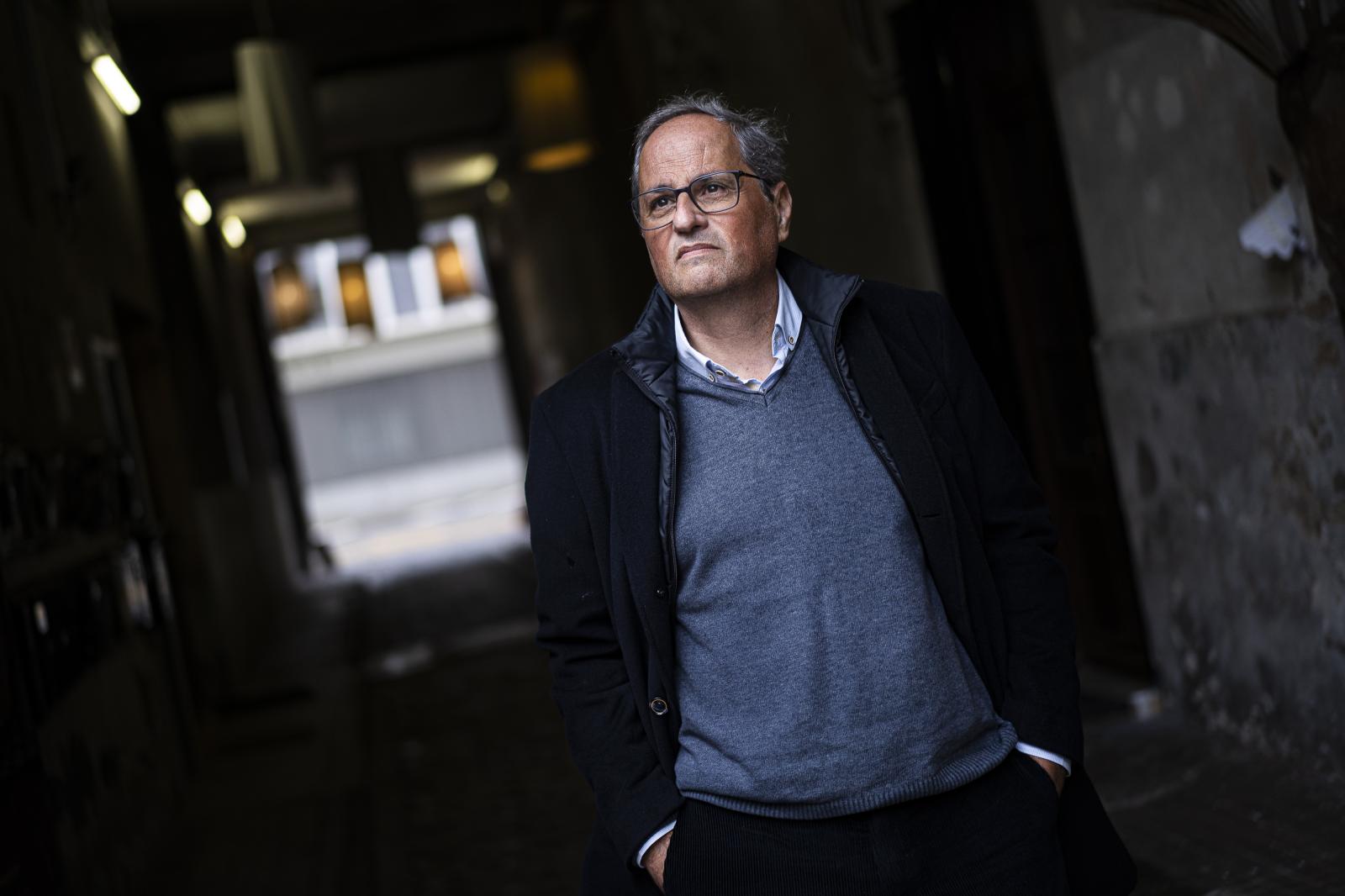 PORTRAITS - Quim Torra is a Catalan politician, lawyer, editor and...
