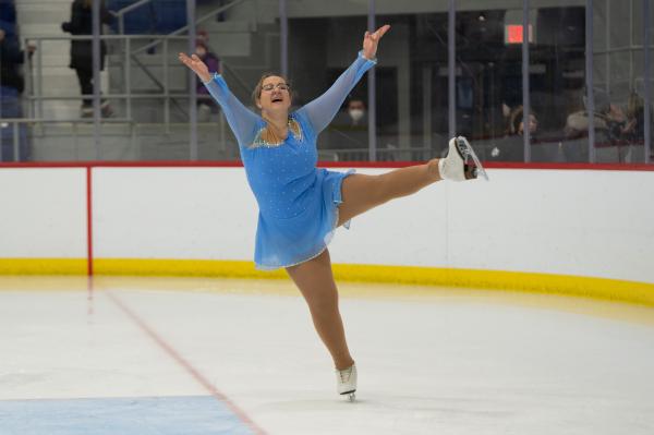 Image from Sports - Erica Lavigne of Massena FSC(Massena, NY) skating in the...