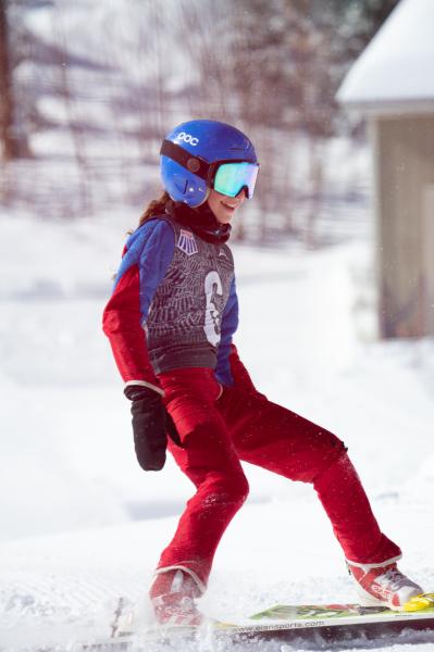 Image from Sports - Grace Weinstein of Ford Sayre (Etna, NH) excited after...