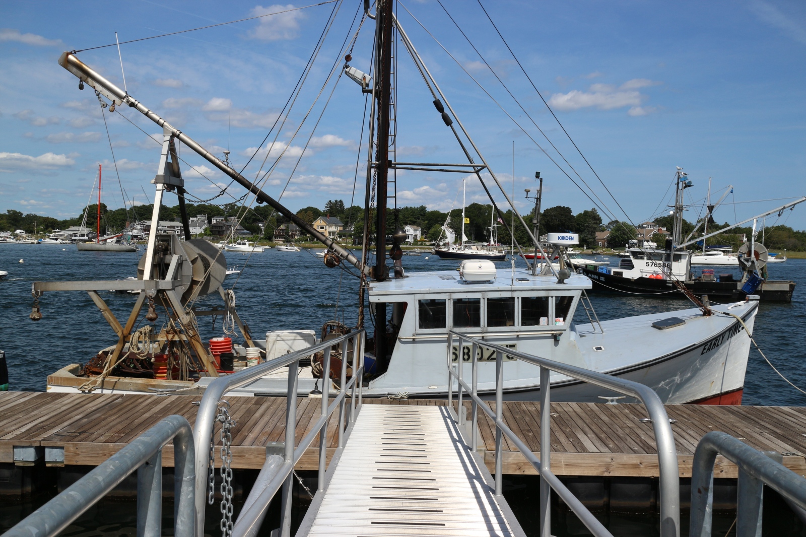 At the Water's Edge - Fishing Boat, Newburtport, MassachusettsÂ